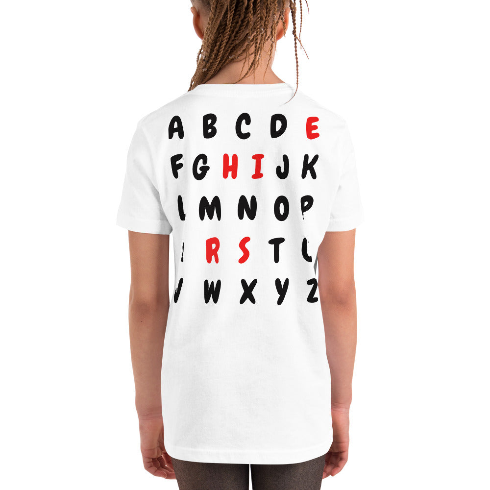 ABC's YOUTH TEE (BLACK)