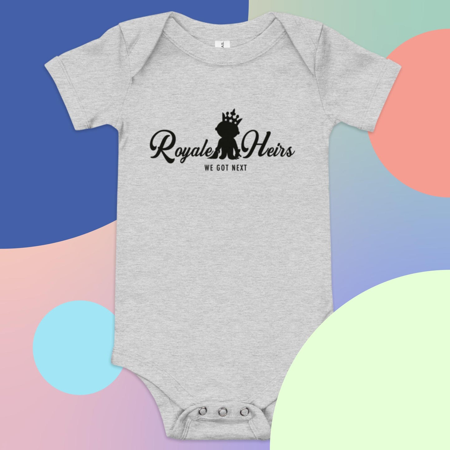 ROYALE HEIR BRAND LOGO BABY ONESIE
