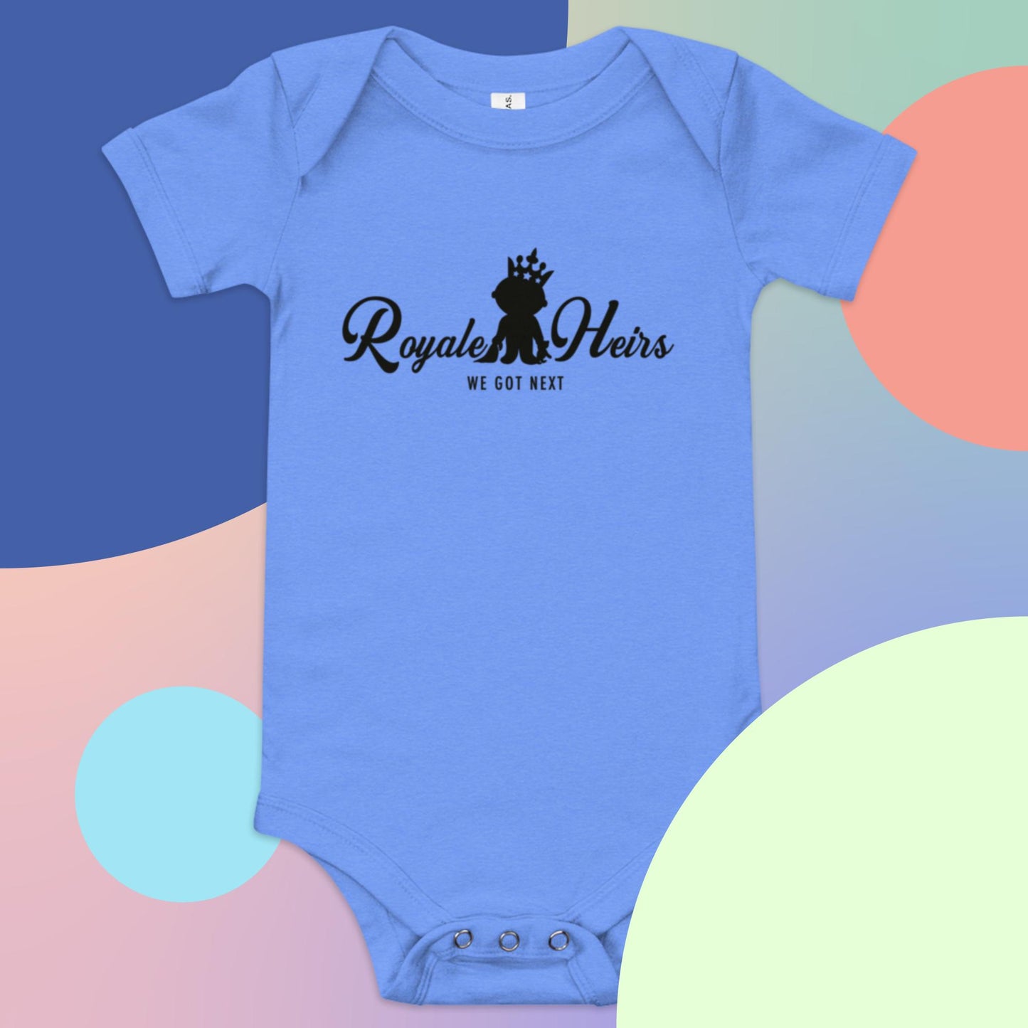ROYALE HEIR BRAND LOGO BABY ONESIE