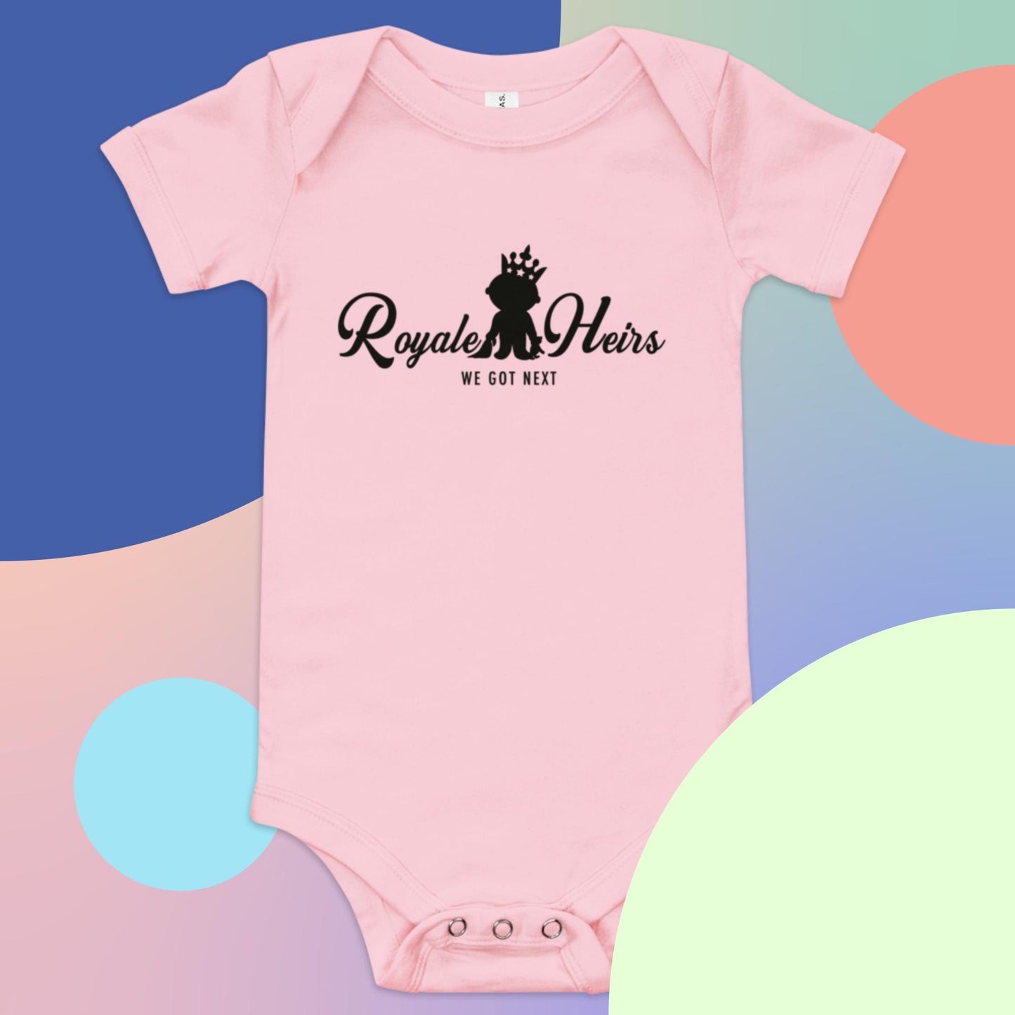ROYALE HEIR BRAND LOGO BABY ONESIE