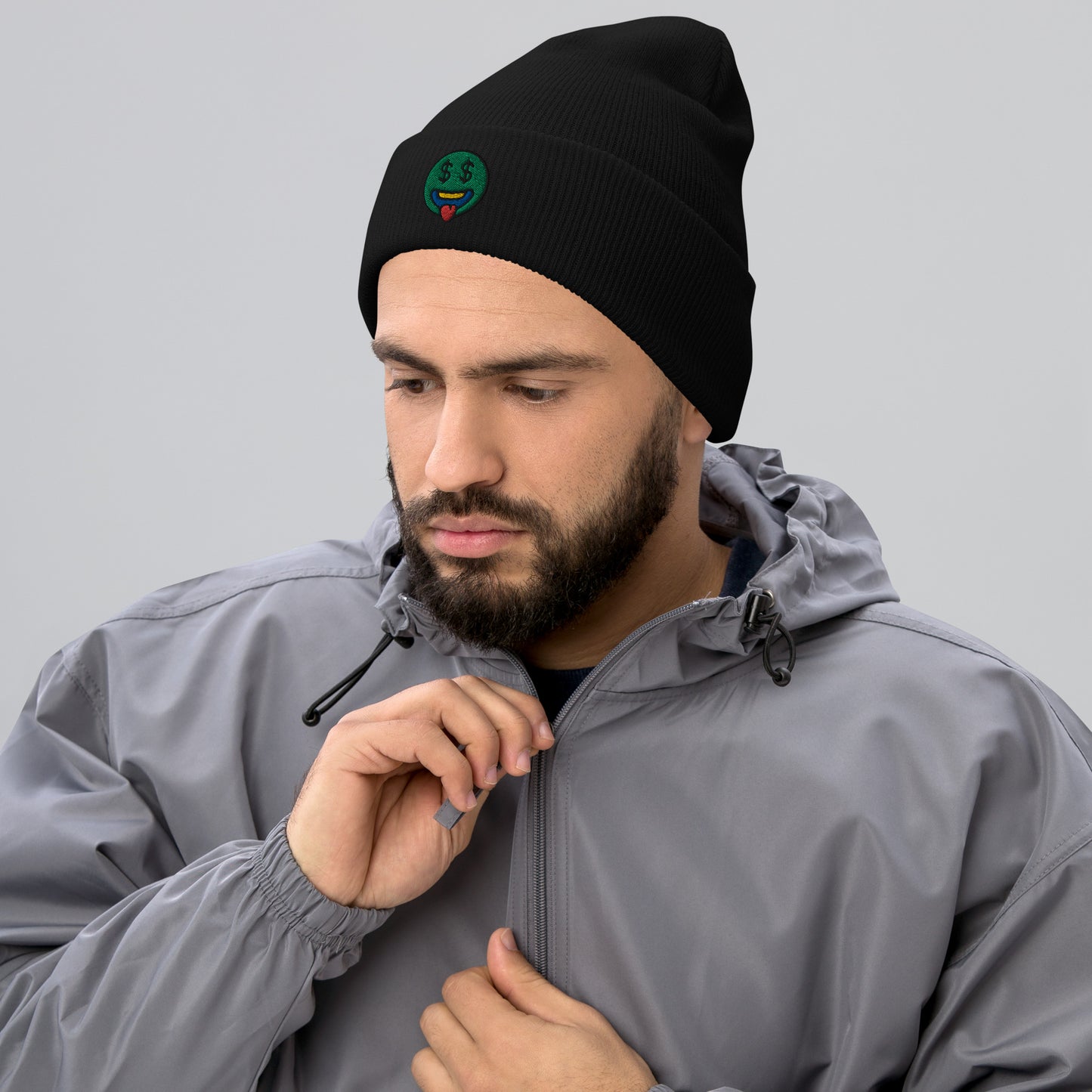 GRINDFACE LOGO CUFFED BEANIE
