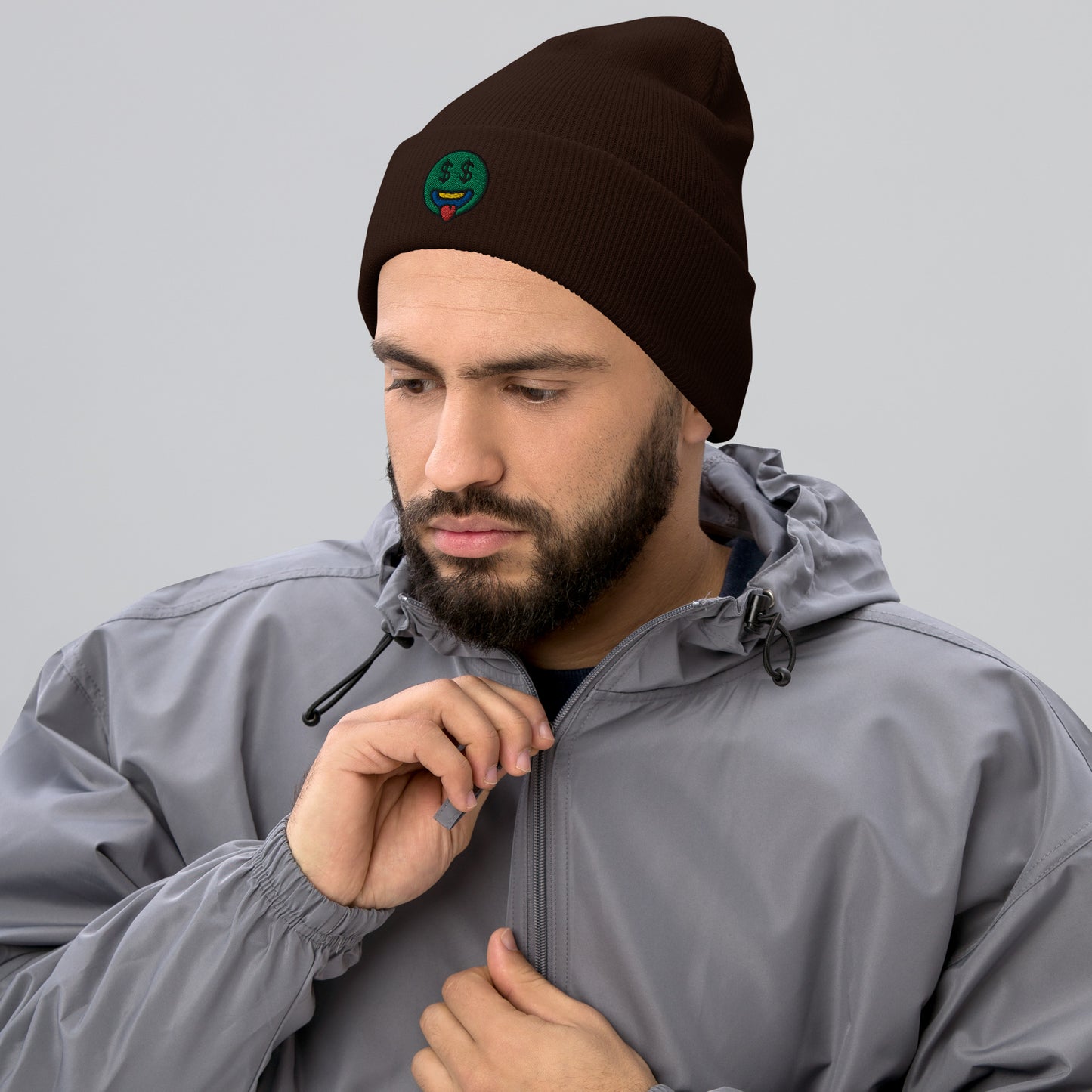GRINDFACE LOGO CUFFED BEANIE