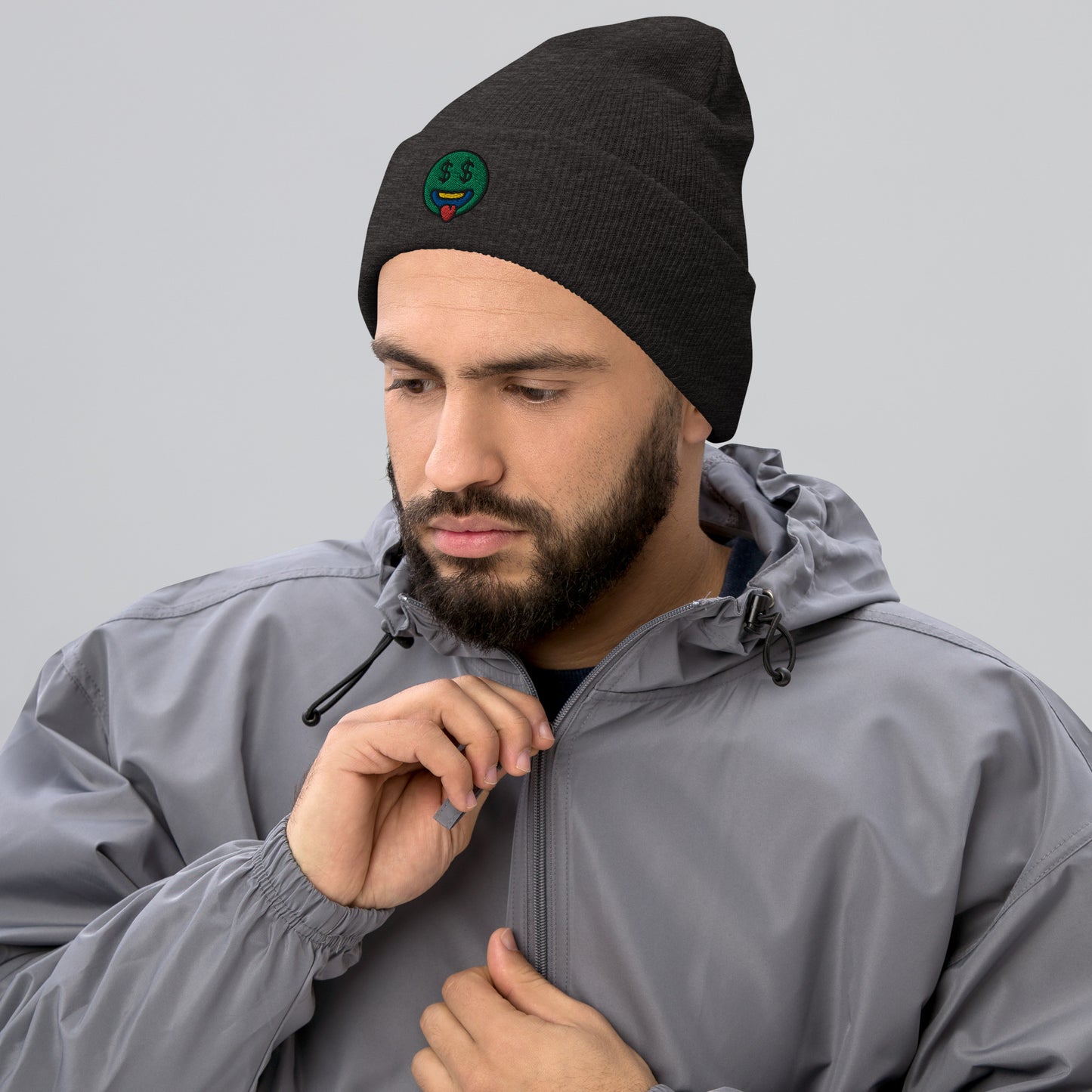 GRINDFACE LOGO CUFFED BEANIE