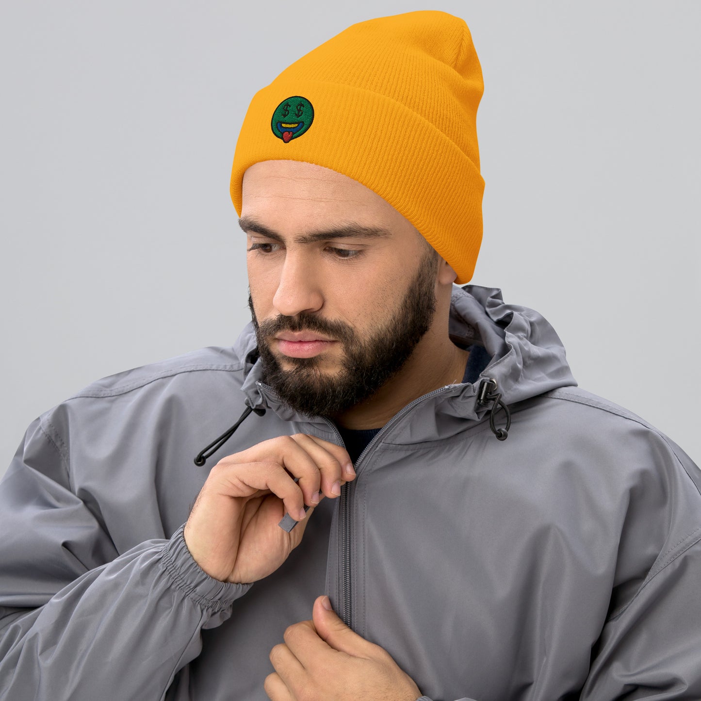 GRINDFACE LOGO CUFFED BEANIE