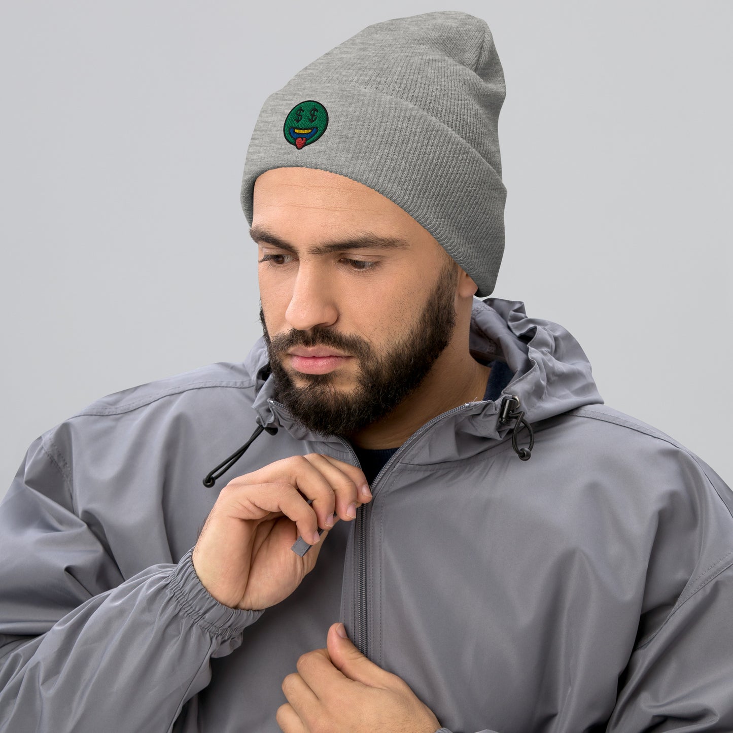 GRINDFACE LOGO CUFFED BEANIE