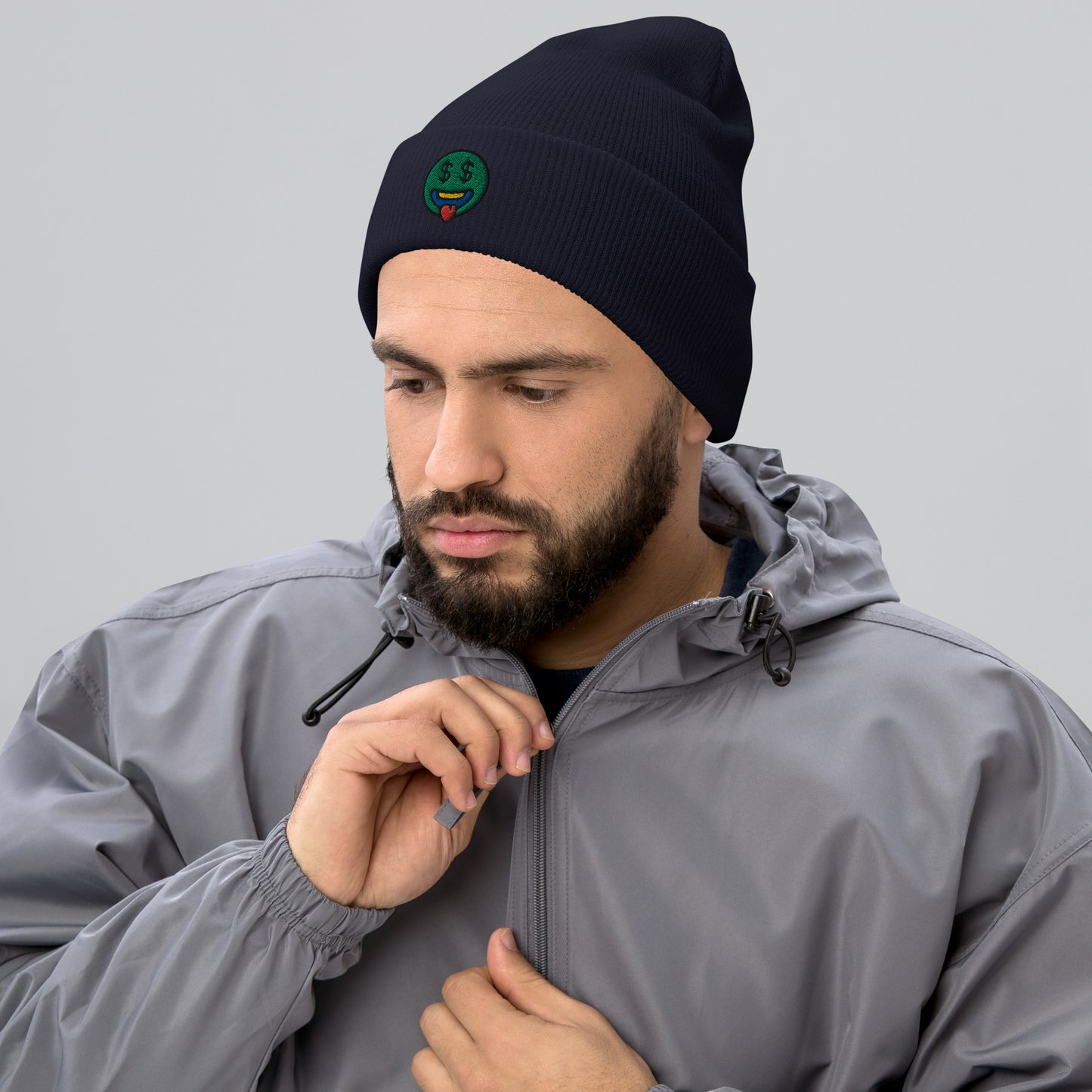 GRINDFACE LOGO CUFFED BEANIE