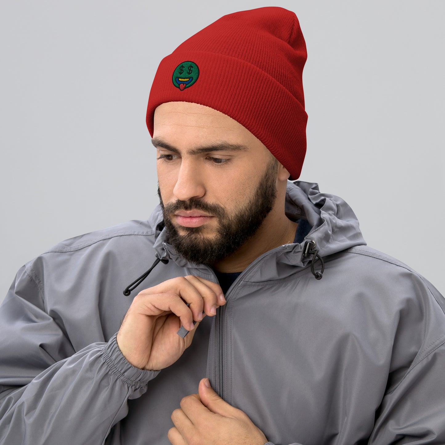 GRINDFACE LOGO CUFFED BEANIE
