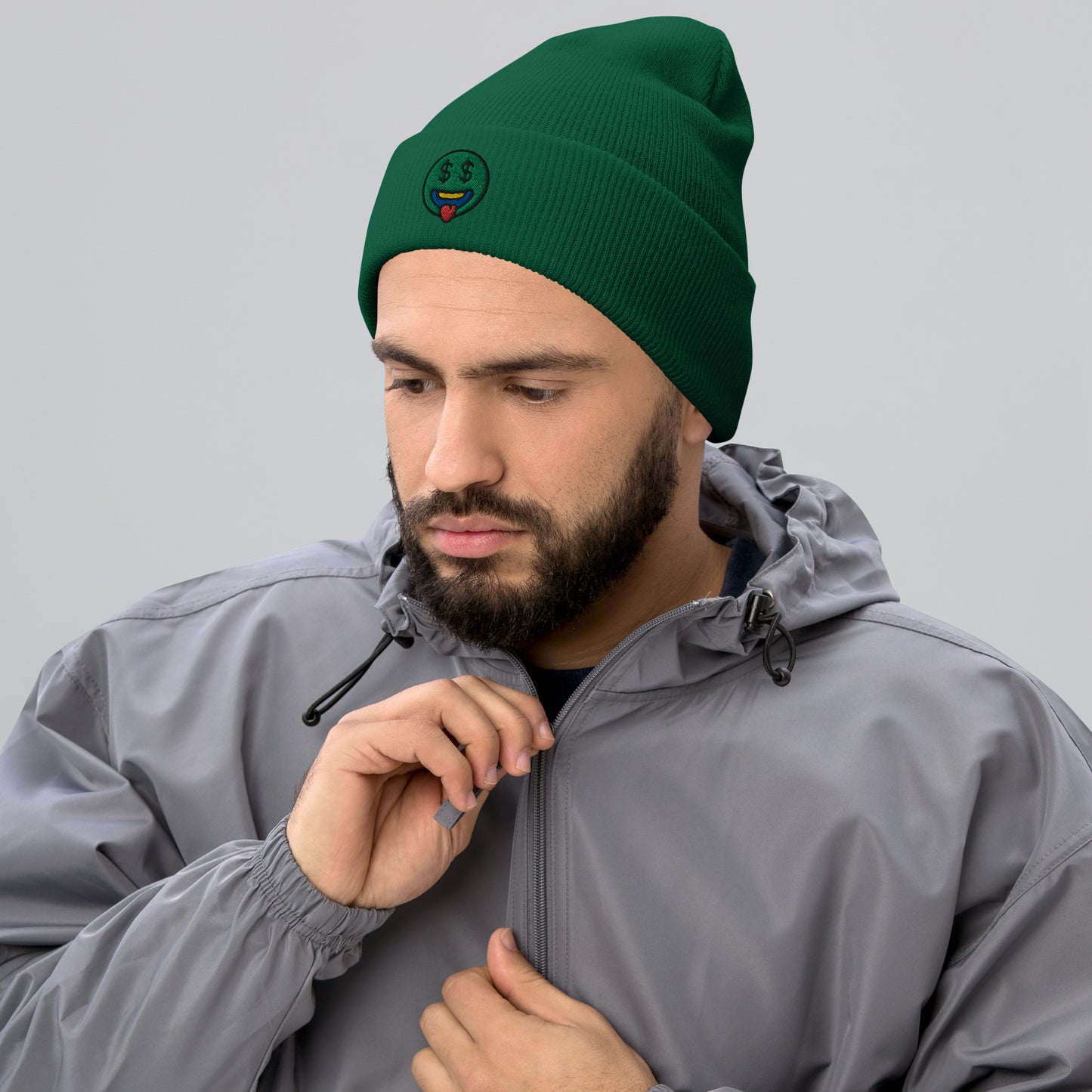 GRINDFACE LOGO CUFFED BEANIE