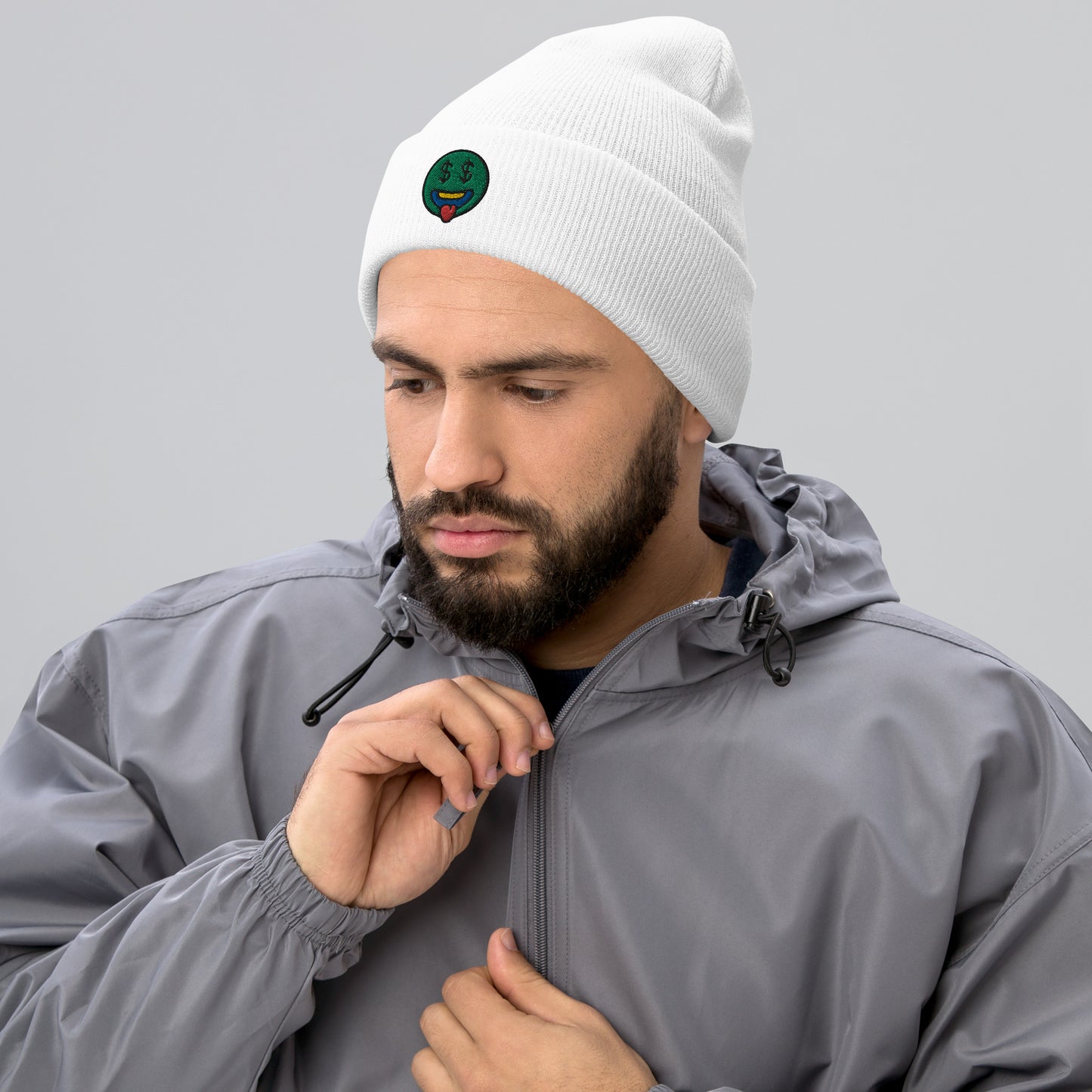GRINDFACE LOGO CUFFED BEANIE