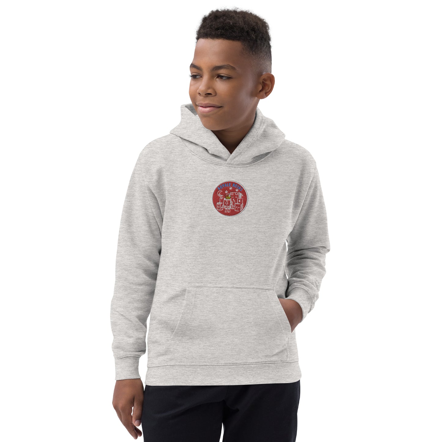 ROYALE HEIRS "WE BUILDING" EMBROIDERED COOKIE HOODIE (YOUTH)