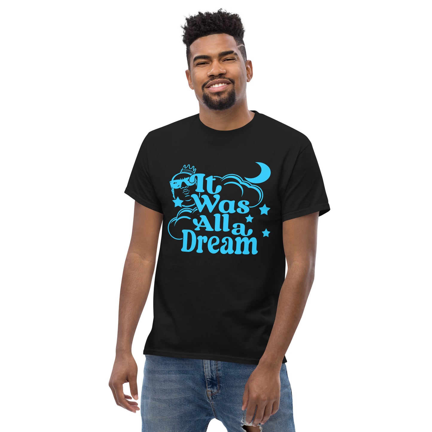 IT WAS ALL A DREAM! (ELECTRIC BLUE) CLASSIC TEE