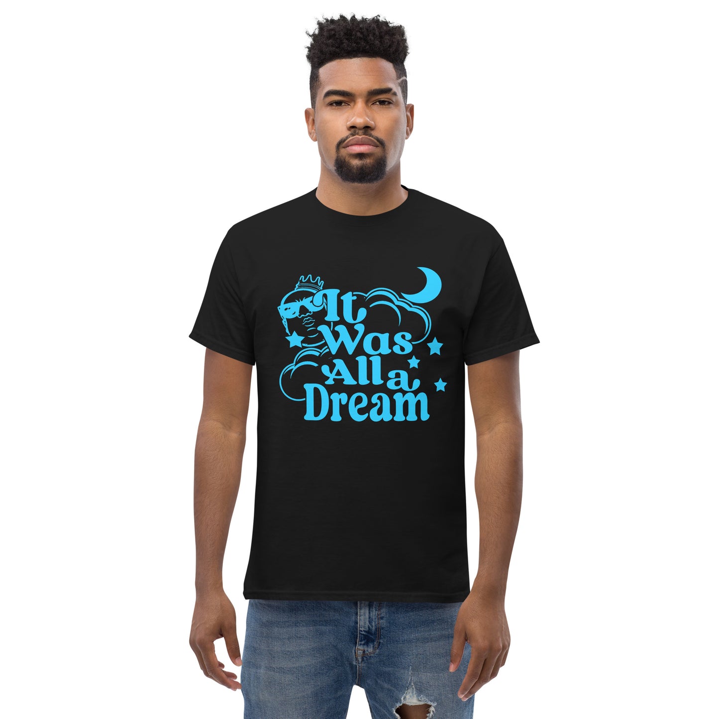 IT WAS ALL A DREAM! (ELECTRIC BLUE) CLASSIC TEE