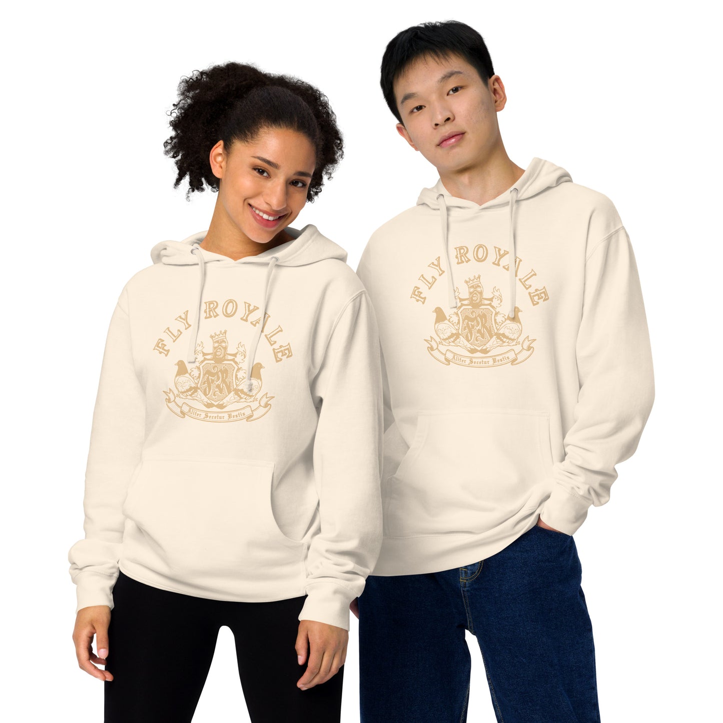 FLY ROYALE BRAND LOGO/WORD UNISEX HOODIE