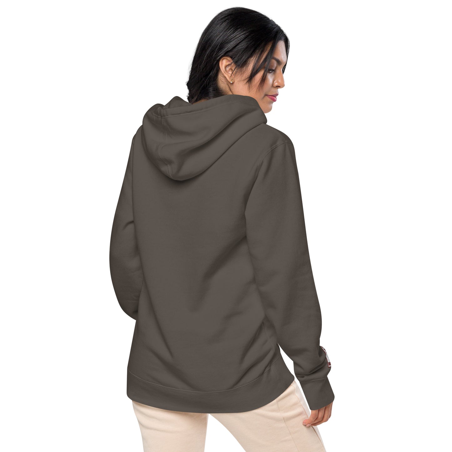 "B" IS FOR BROOKLYN - B-WING UNISEX HOODIE (MAROON STITCH)