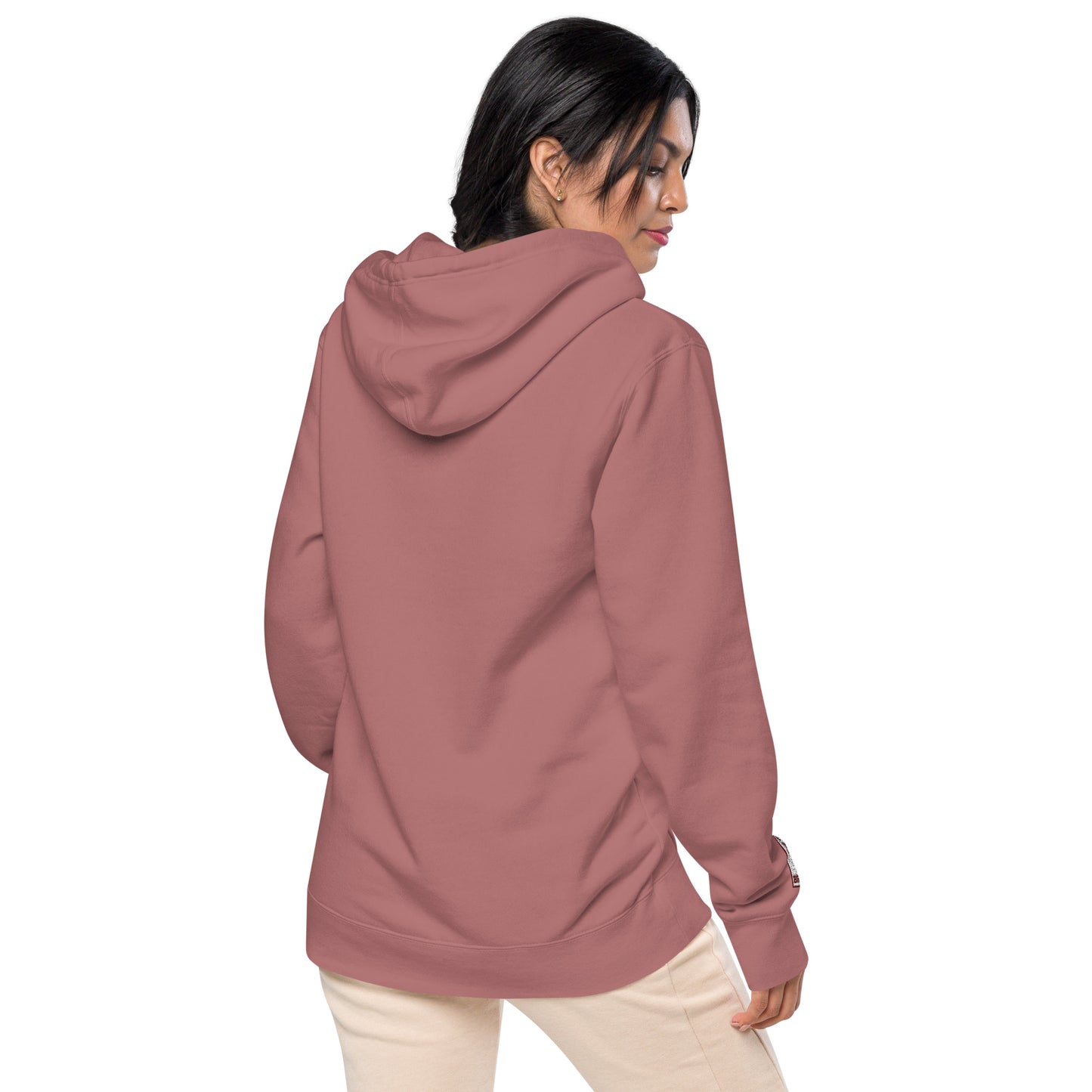 "B" IS FOR BROOKLYN - B-WING UNISEX HOODIE (MAROON STITCH)