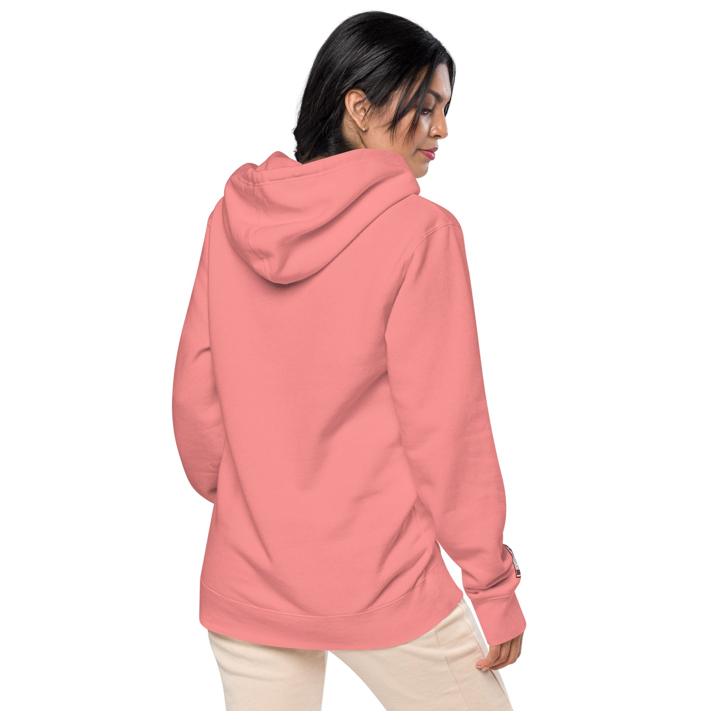 "B" IS FOR BROOKLYN - B-WING UNISEX HOODIE (MAROON STITCH)