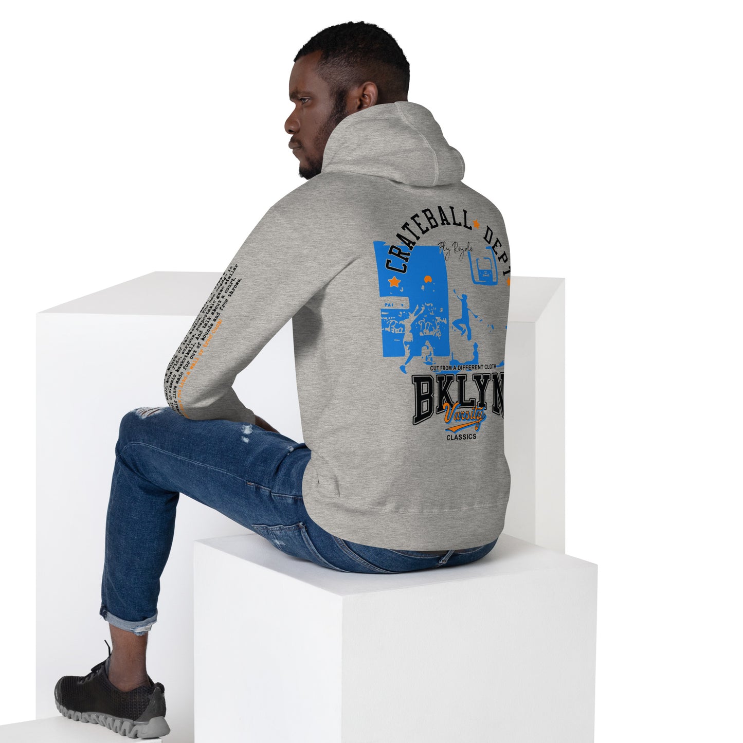 BKLYN VARSITY CLASSICS: CRATEBALL UNISEX HOODIE