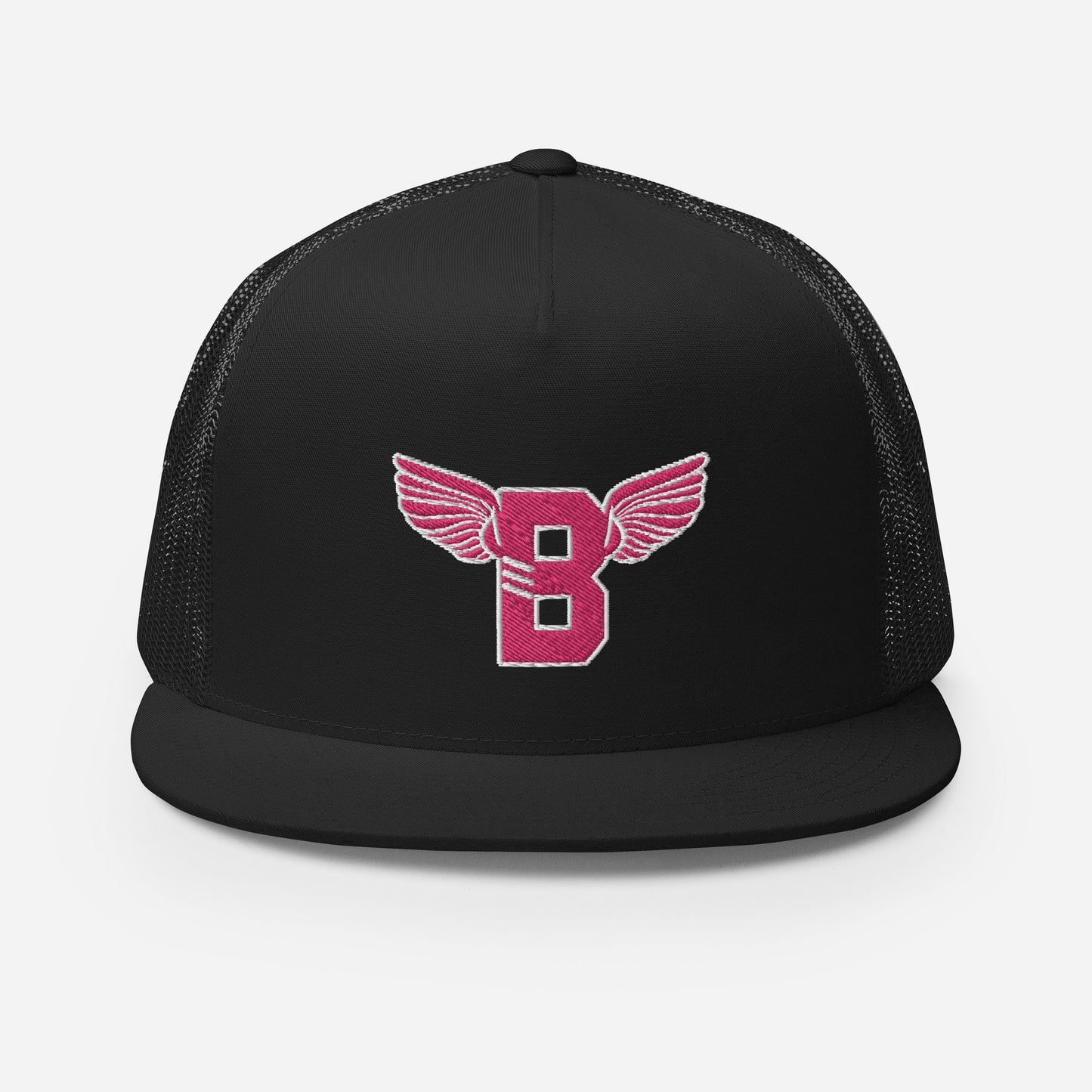 "B" IS FOR BROOKLYN - B-WING MESH SNAPBACK (PINK STITCH)