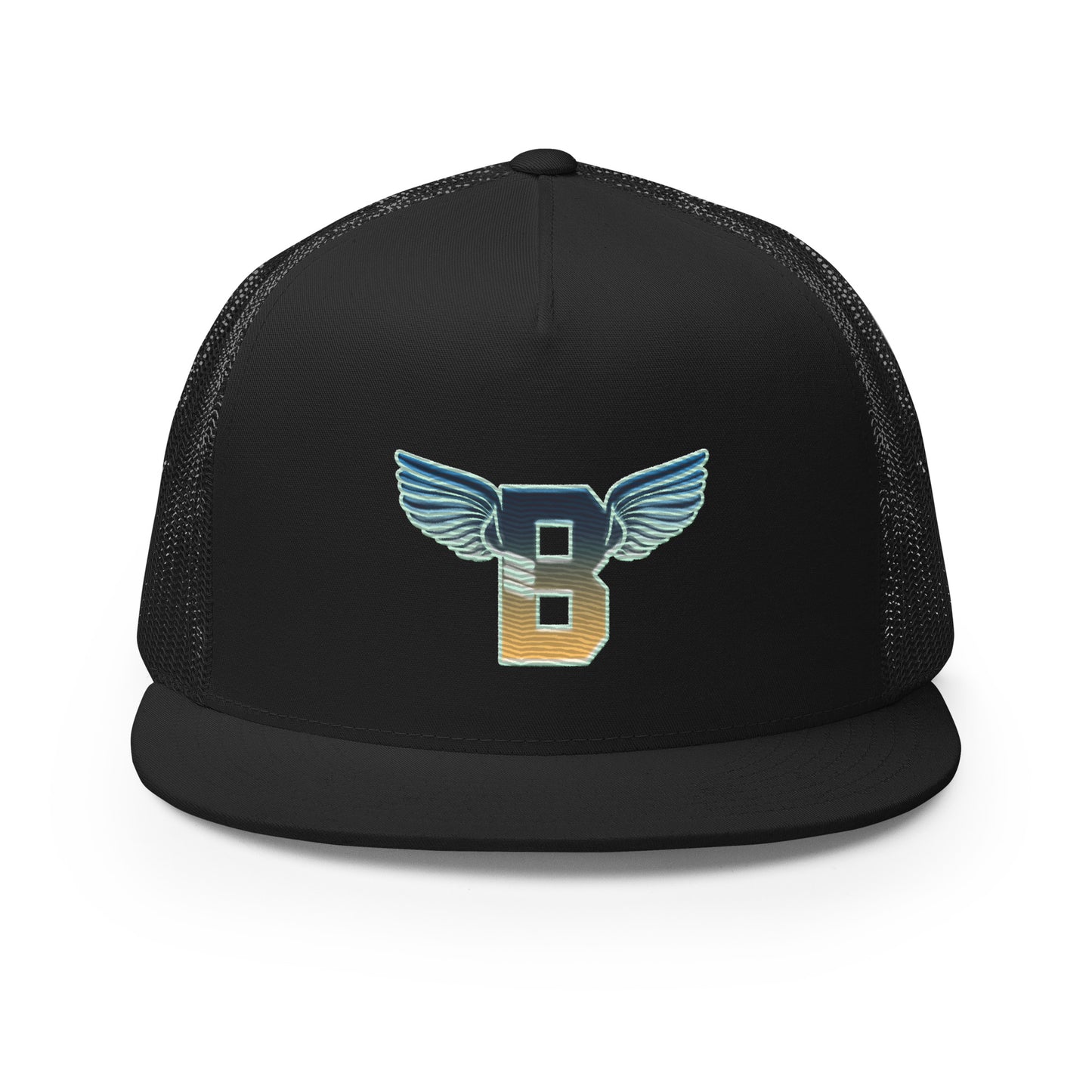 "B" IS FOR BROOKLYN - B-WING MESH SNAPBACK (DUSK GRADIENT EMBOSS)