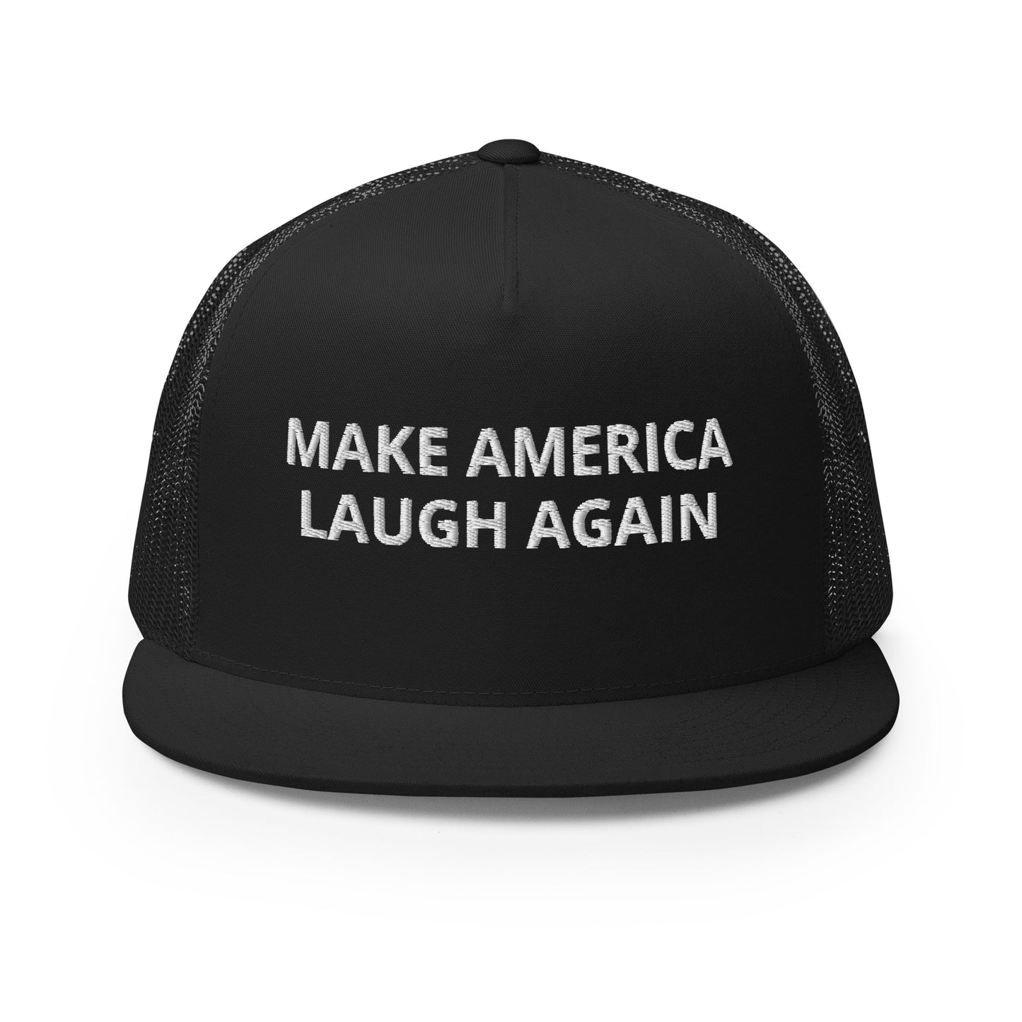 MALA: MAKE AMERICA LAUGH AGAIN MESH SNAPBACK (WHITE)