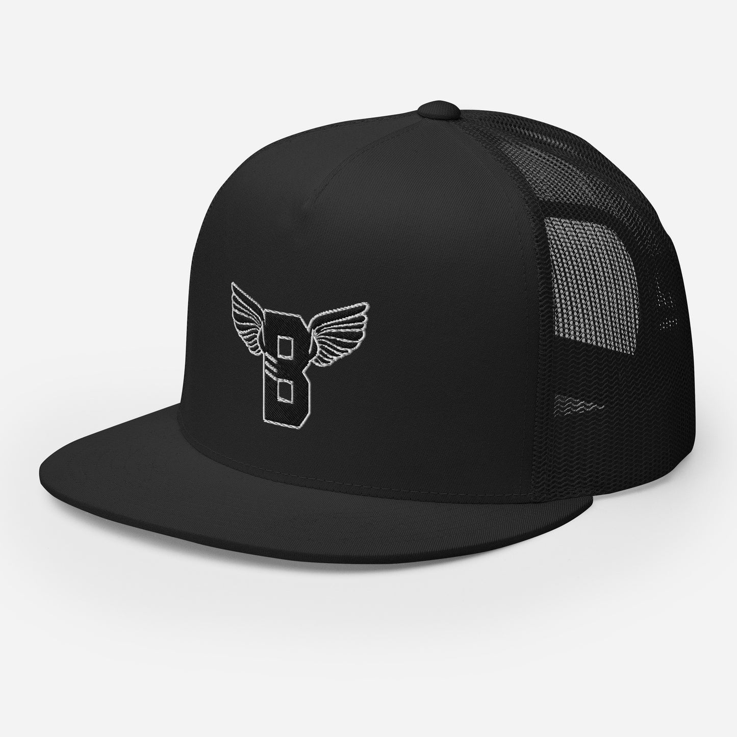 "B" IS FOR BROOKLYN - B-WING MESH SNAPBACK (BLACK STITCH)