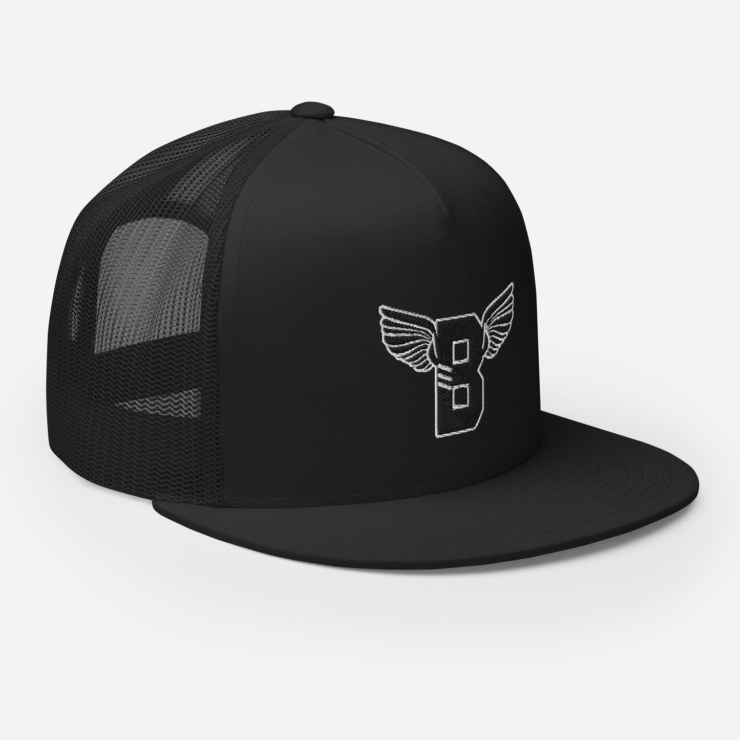 "B" IS FOR BROOKLYN - B-WING MESH SNAPBACK (BLACK STITCH)