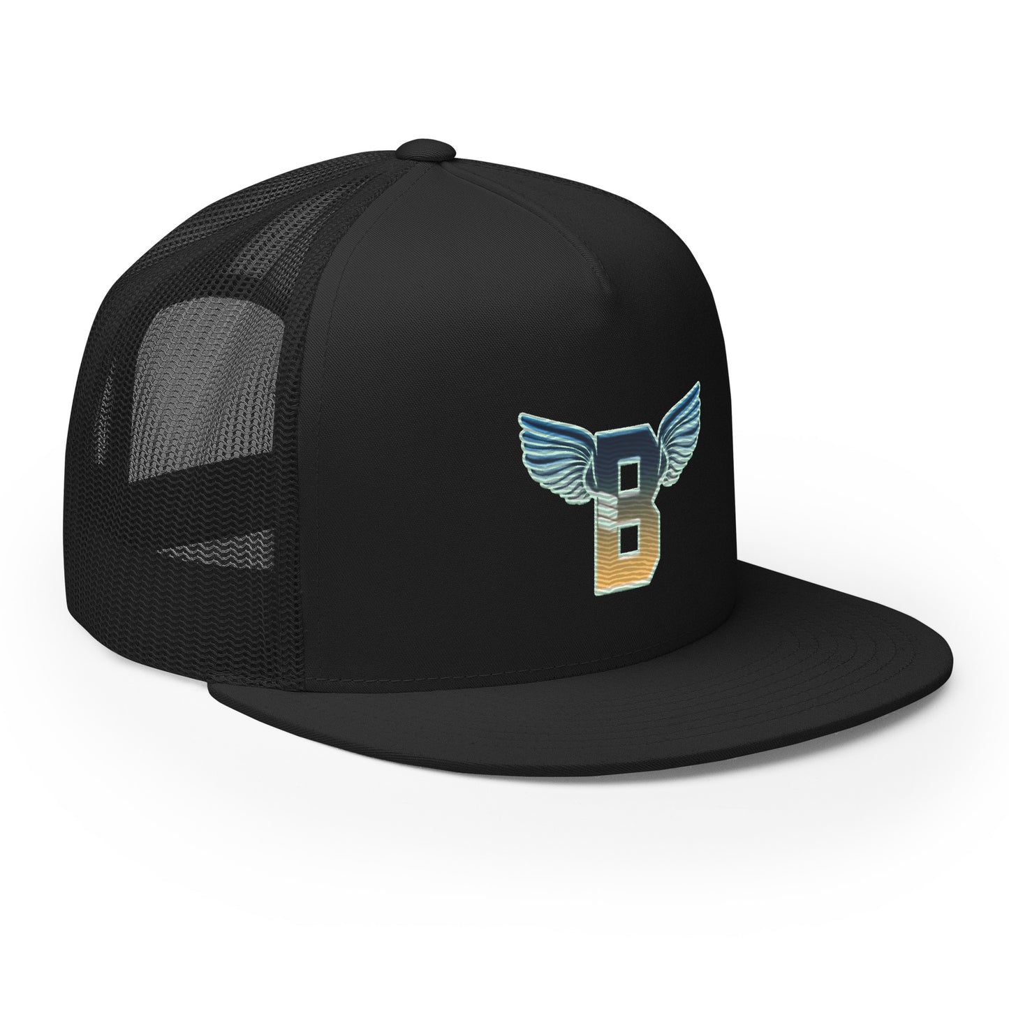 "B" IS FOR BROOKLYN - B-WING MESH SNAPBACK (DUSK GRADIENT EMBOSS)