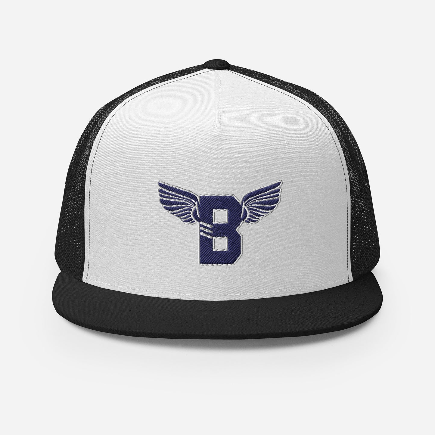 "B" IS FOR BROOKLYN - B-WING MESH SNAPBACK (NAVY BLUE STITCH)