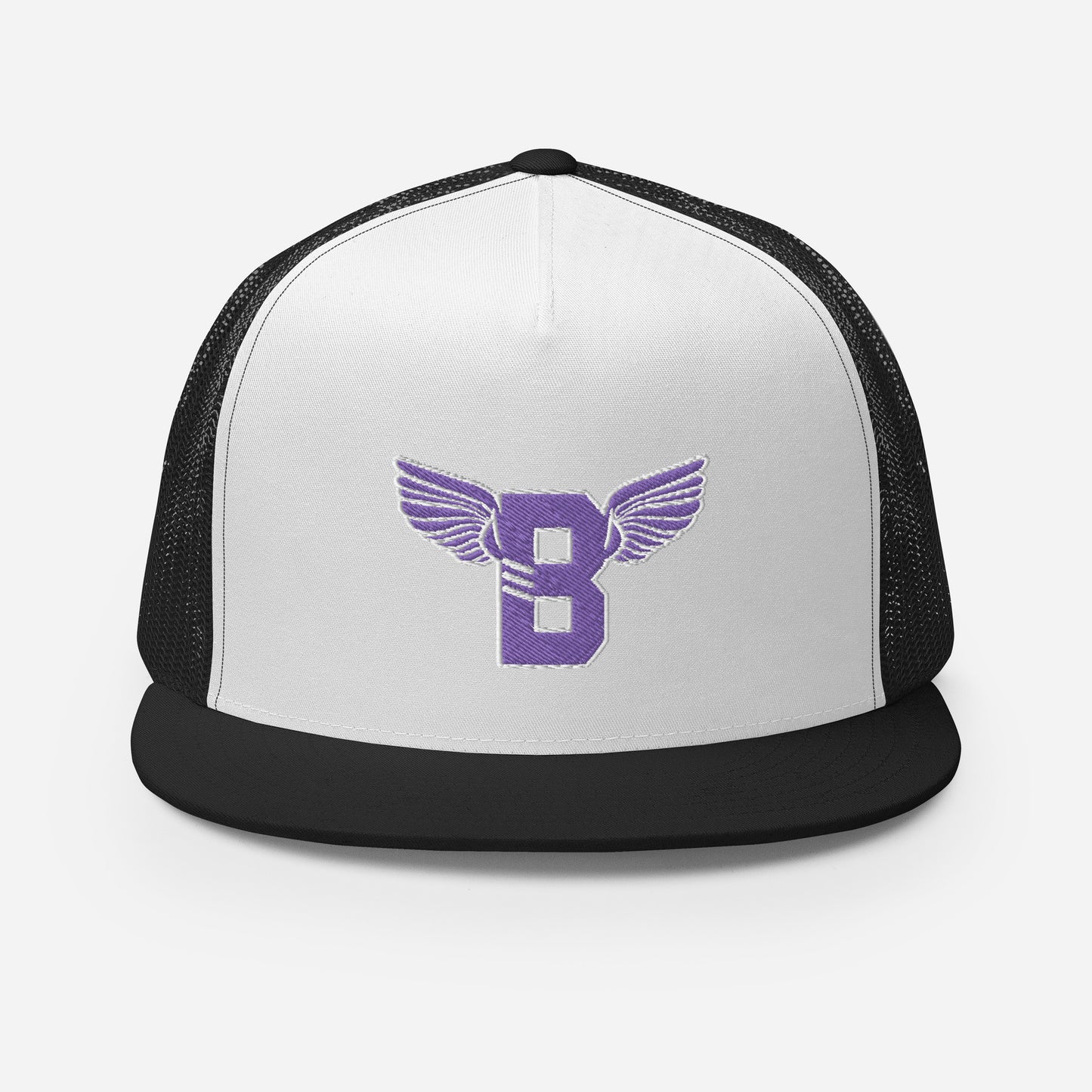 "B" IS FOR BROOKLYN - B-WING MESH SNAPBACK (PURPLE STITCH)