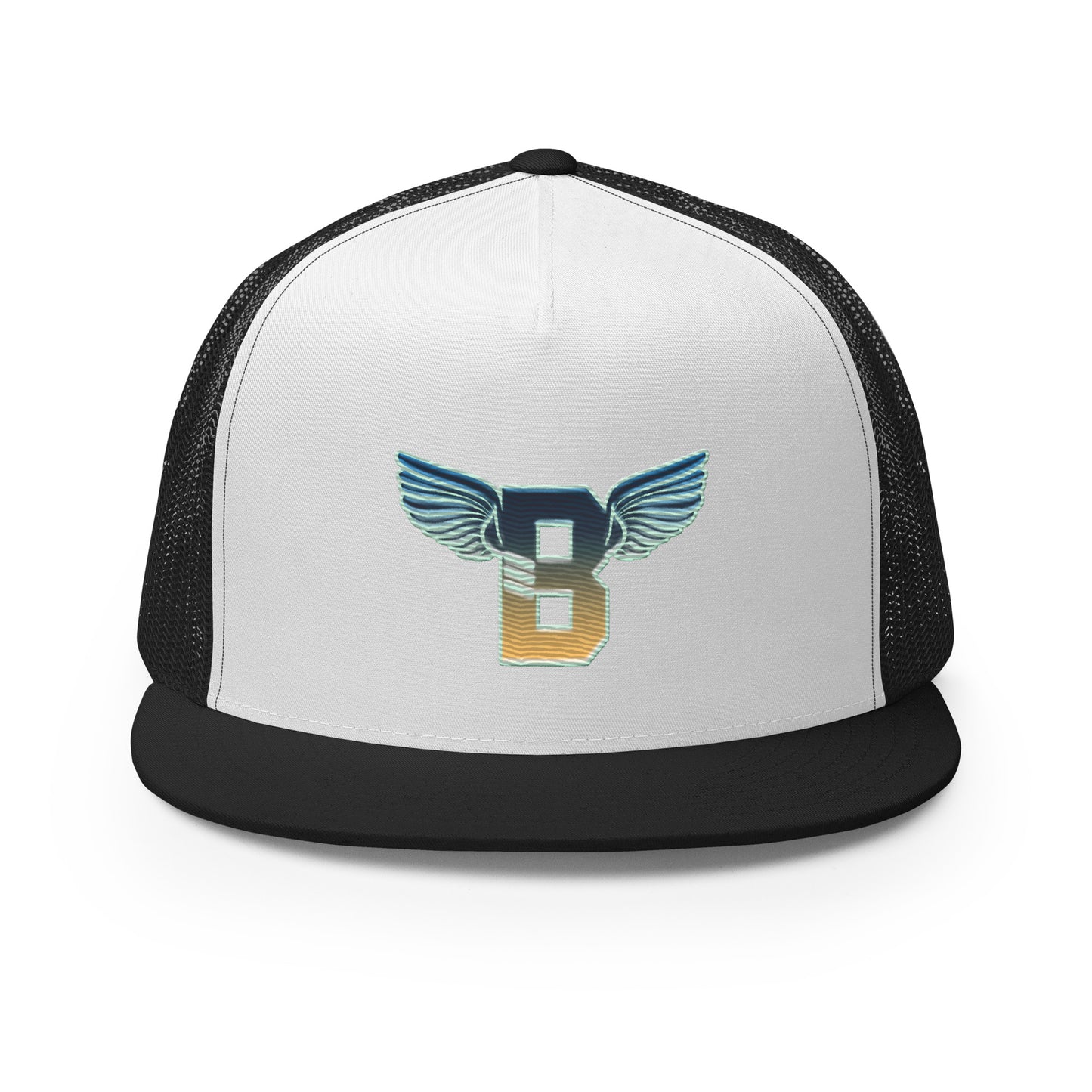 "B" IS FOR BROOKLYN - B-WING MESH SNAPBACK (DUSK GRADIENT EMBOSS)