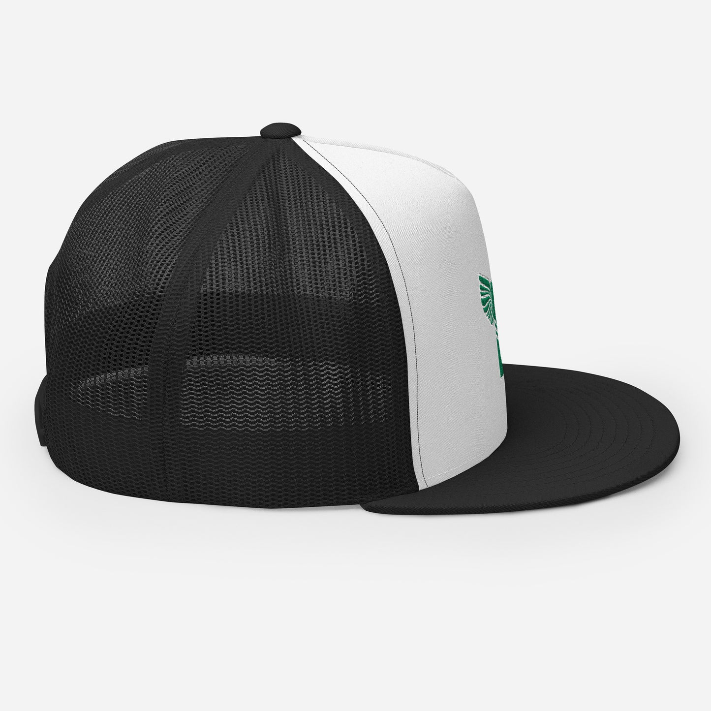 "B" IS FOR BROOKLYN - B-WING MESH SNAPBACK (KELLY GREEN STITCH)