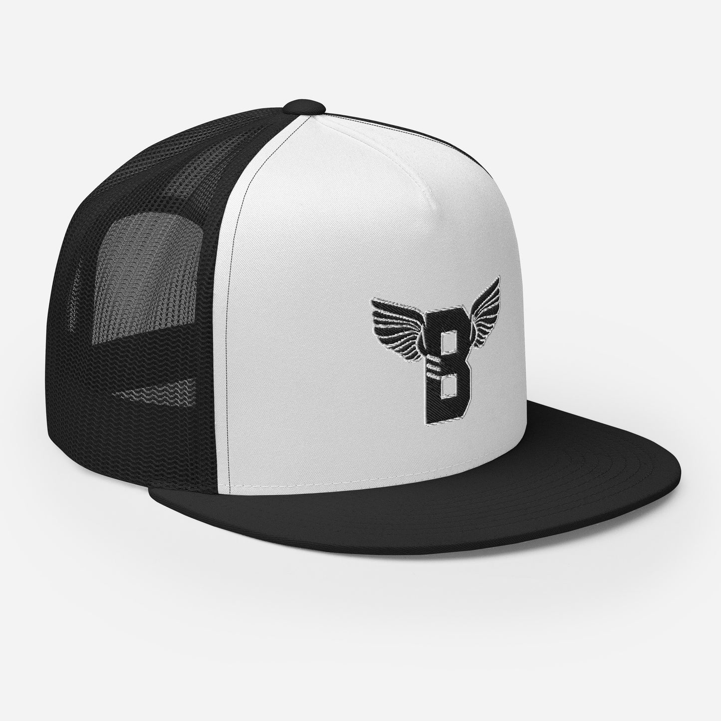 "B" IS FOR BROOKLYN - B-WING MESH SNAPBACK (BLACK STITCH)