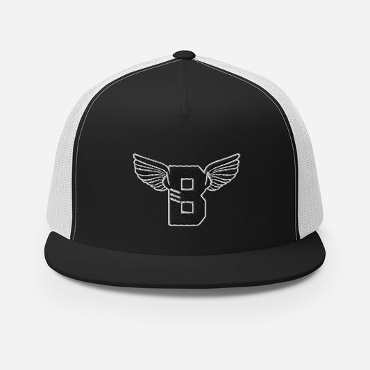 "B" IS FOR BROOKLYN - B-WING MESH SNAPBACK (BLACK STITCH)