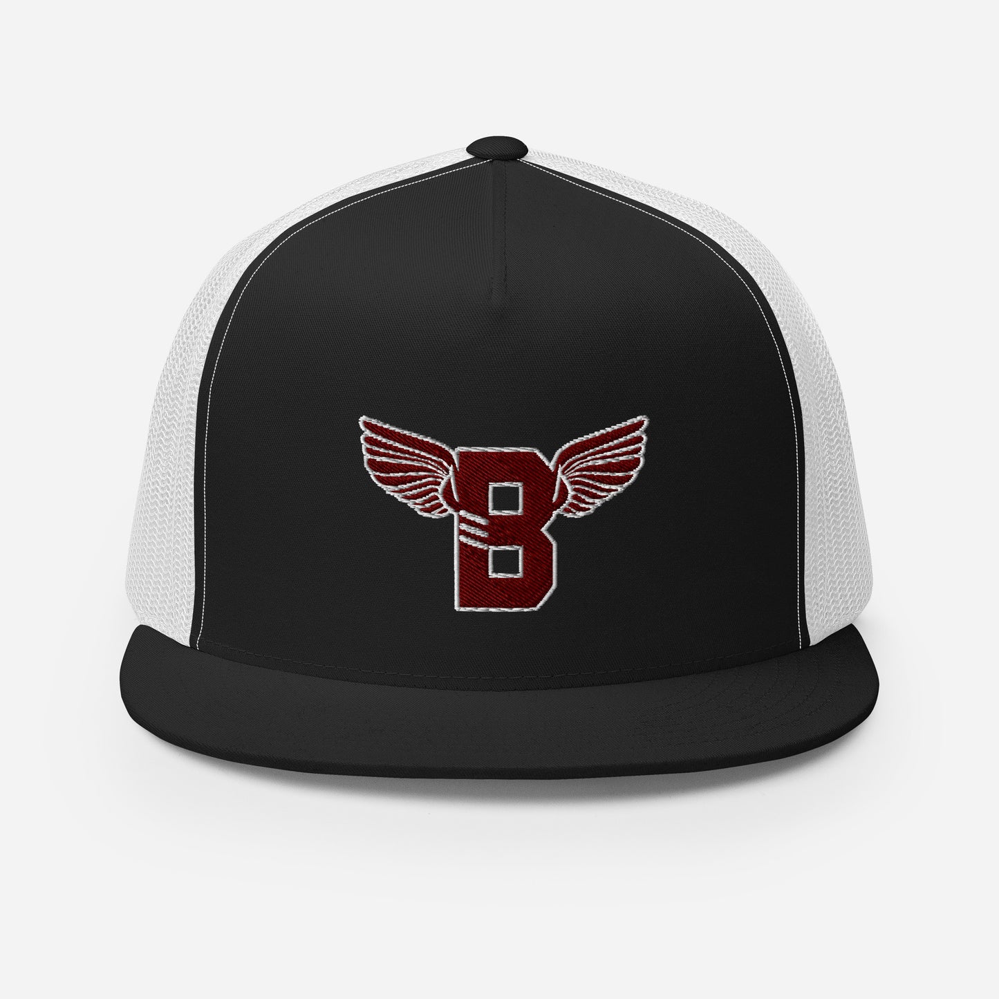 "B" IS FOR BROOKLYN - B-WING MESH SNAPBACK (MAROON STITCH)