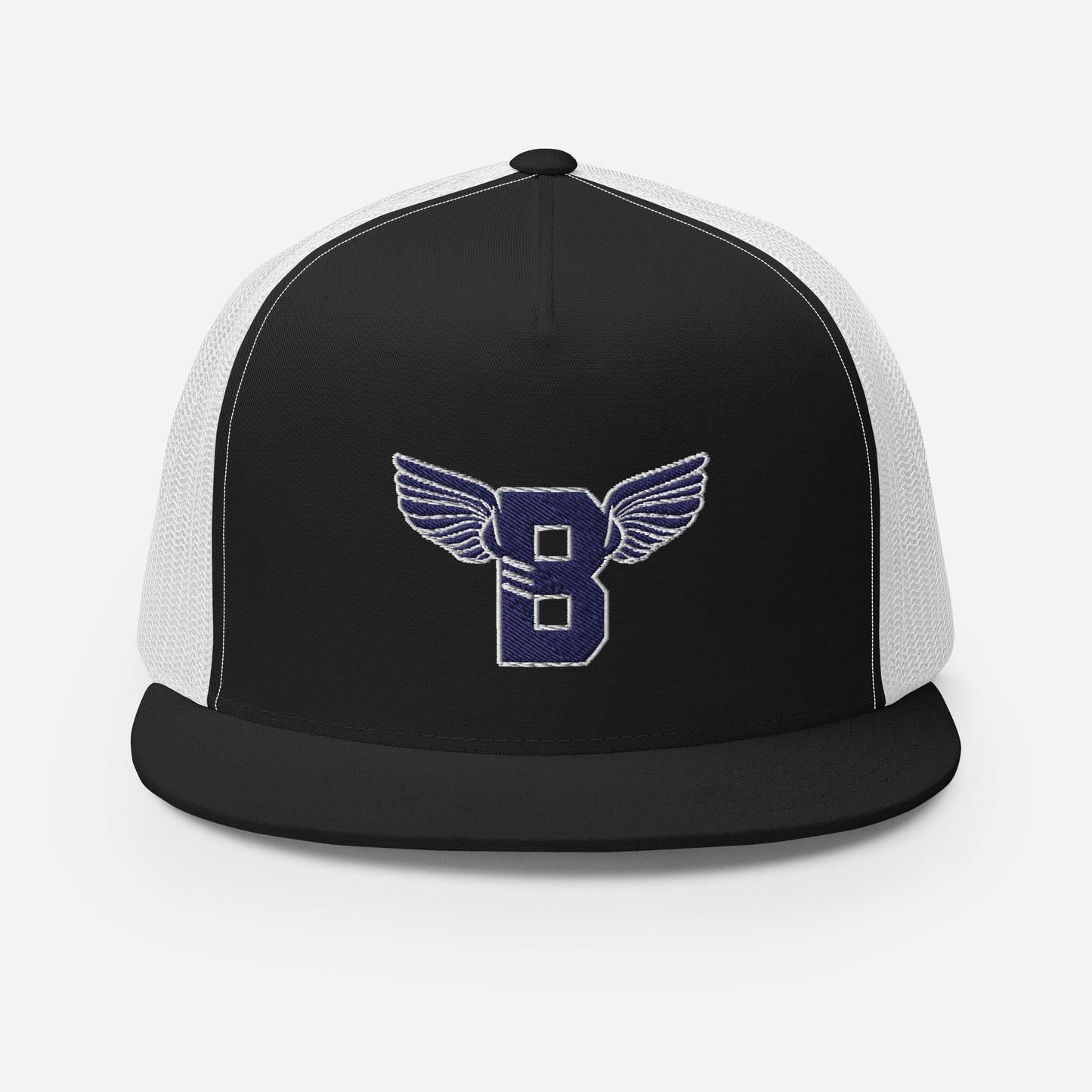 "B" IS FOR BROOKLYN - B-WING MESH SNAPBACK (NAVY BLUE STITCH)