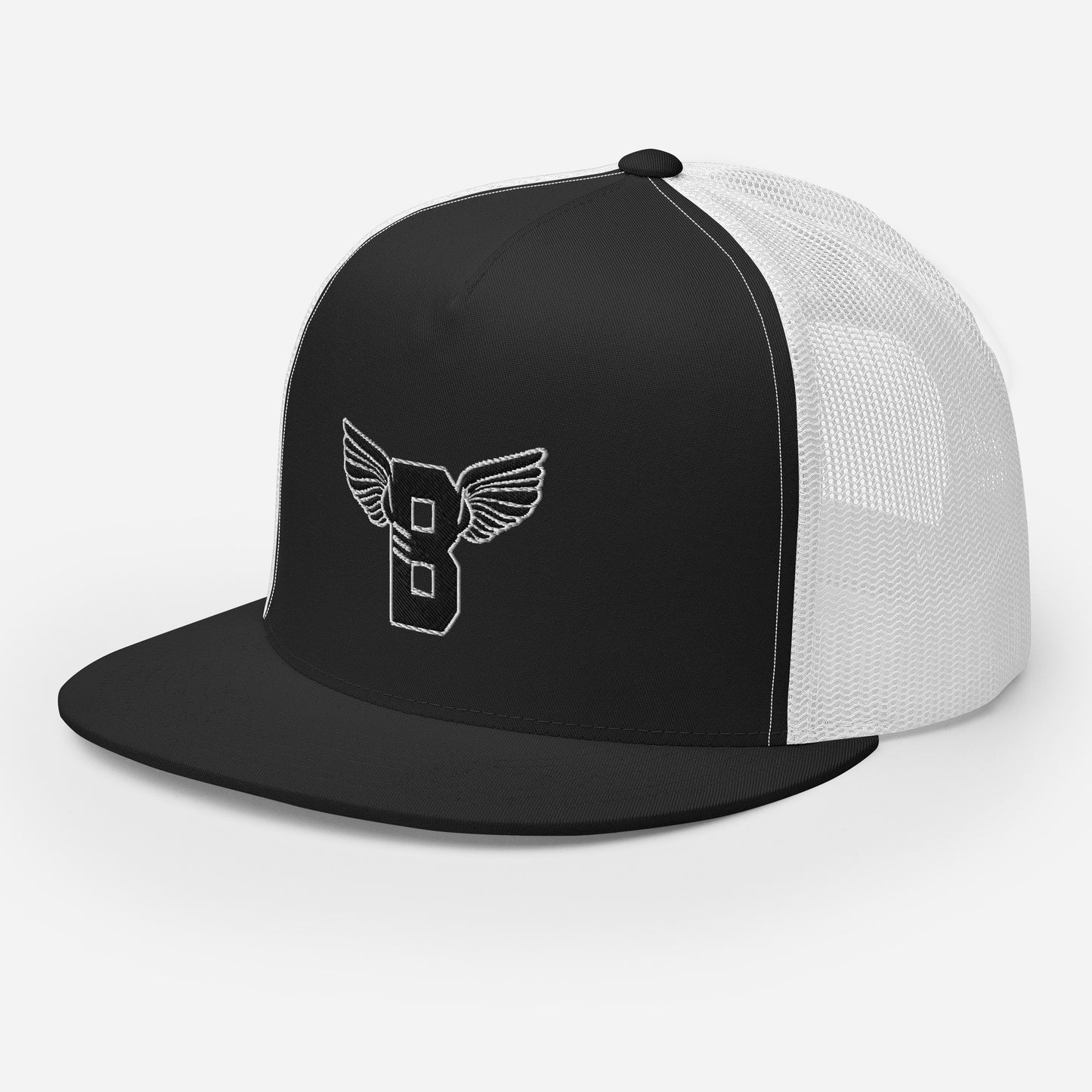 "B" IS FOR BROOKLYN - B-WING MESH SNAPBACK (BLACK STITCH)