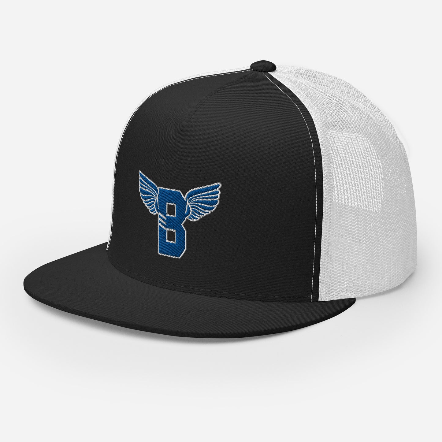 "B" IS FOR BROOKLYN - B-WING MESH SNAPBACK (ROYALE BLUE STITCH)