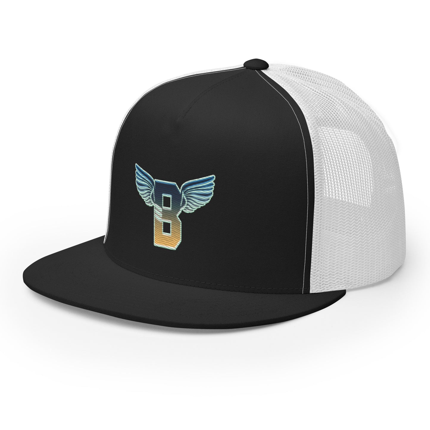 "B" IS FOR BROOKLYN - B-WING MESH SNAPBACK (DUSK GRADIENT EMBOSS)