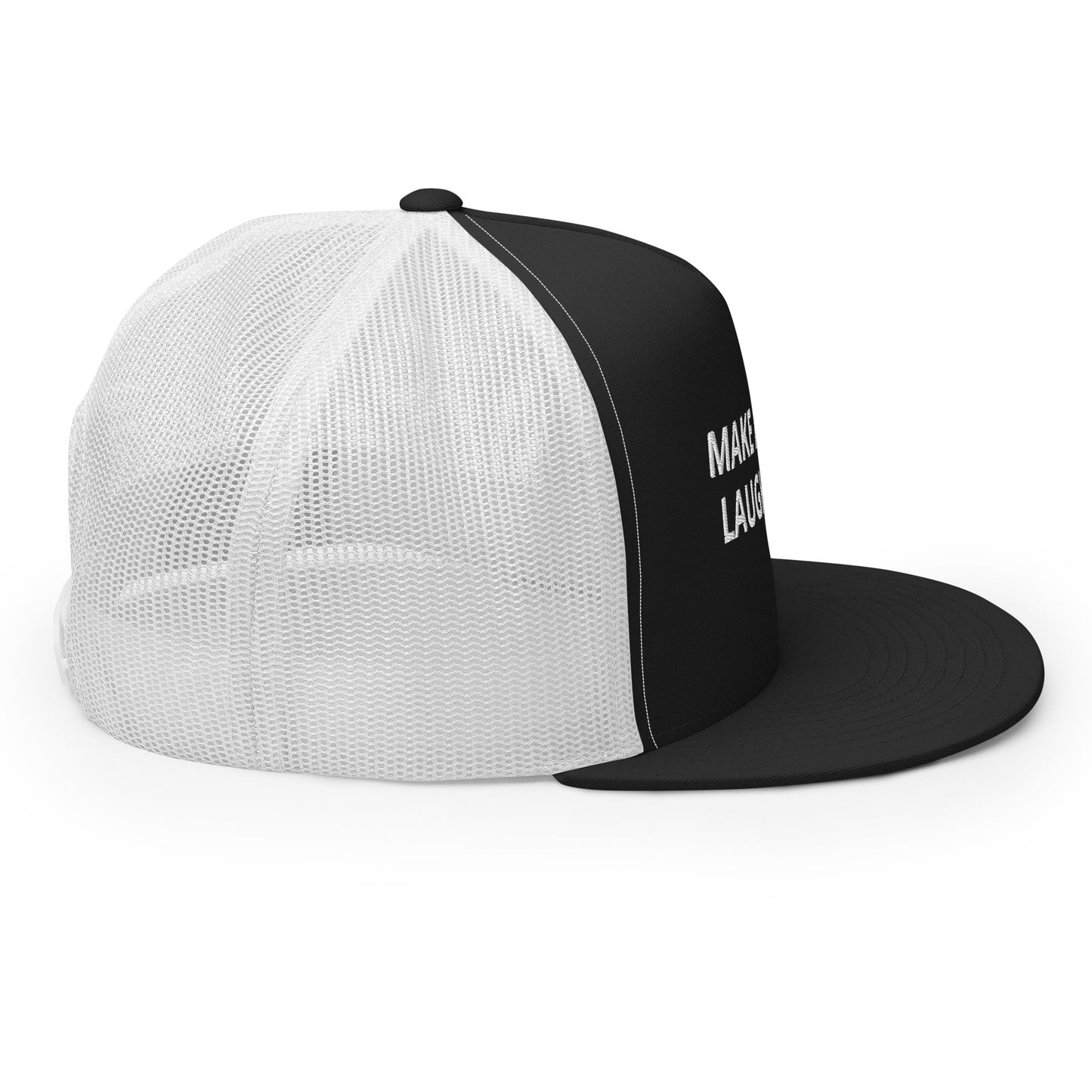 MALA: MAKE AMERICA LAUGH AGAIN MESH SNAPBACK (WHITE)