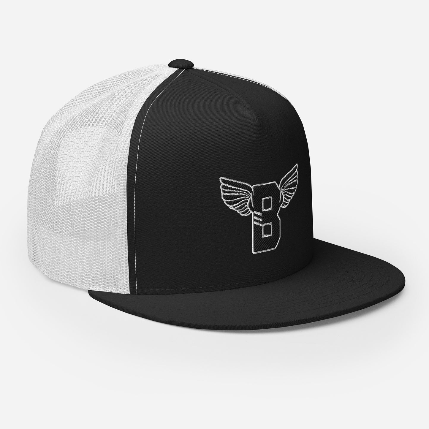 "B" IS FOR BROOKLYN - B-WING MESH SNAPBACK (BLACK STITCH)