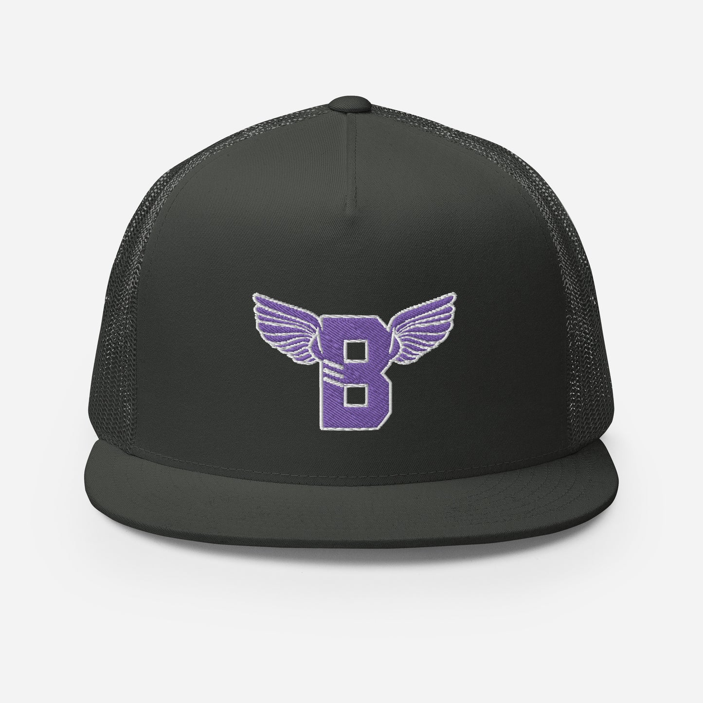 "B" IS FOR BROOKLYN - B-WING MESH SNAPBACK (PURPLE STITCH)