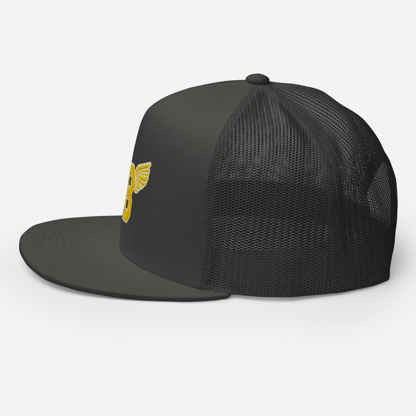 "B" IS FOR BROOKLYN - B-WING MESH SNAPBACK (GOLD STITCH)