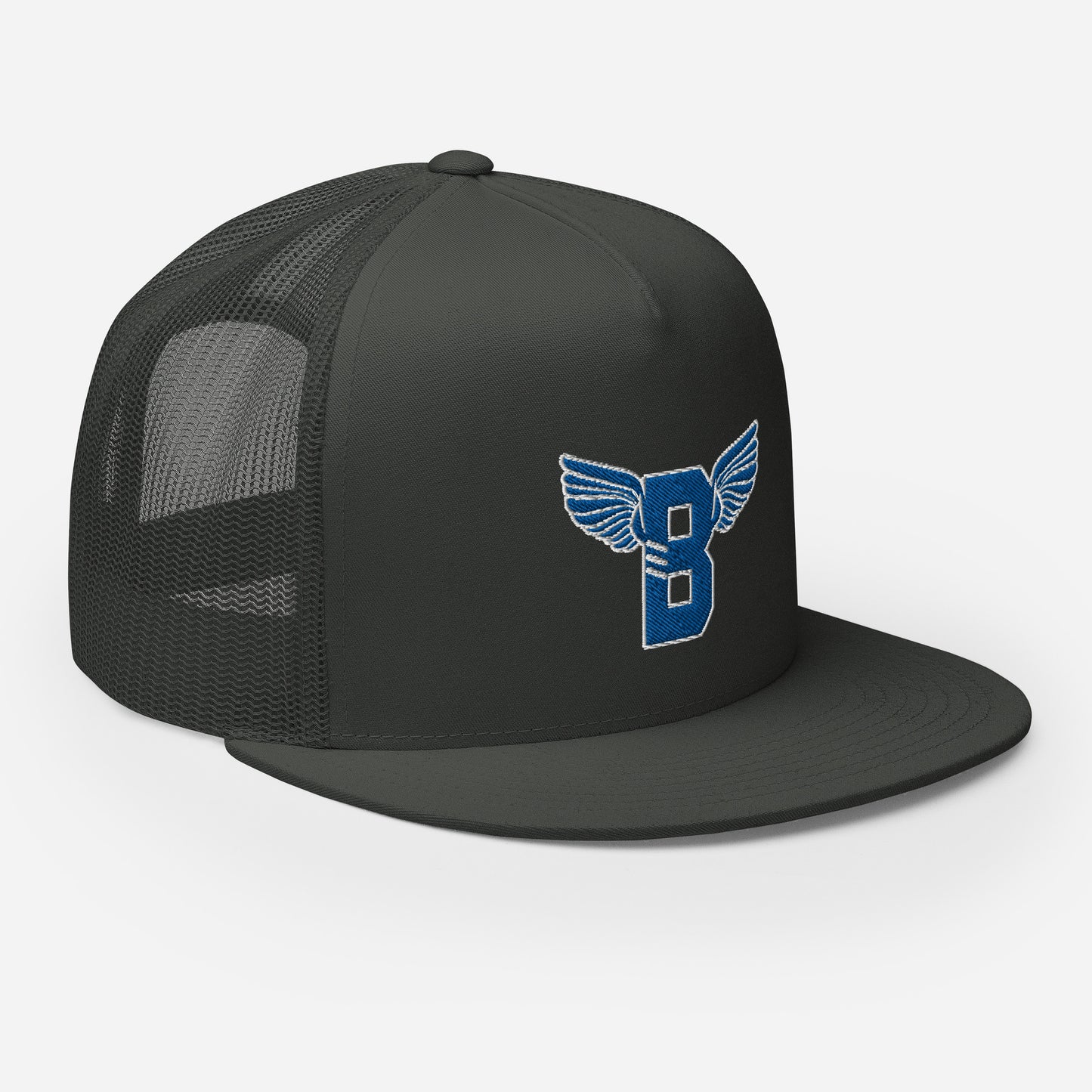 "B" IS FOR BROOKLYN - B-WING MESH SNAPBACK (ROYALE BLUE STITCH)