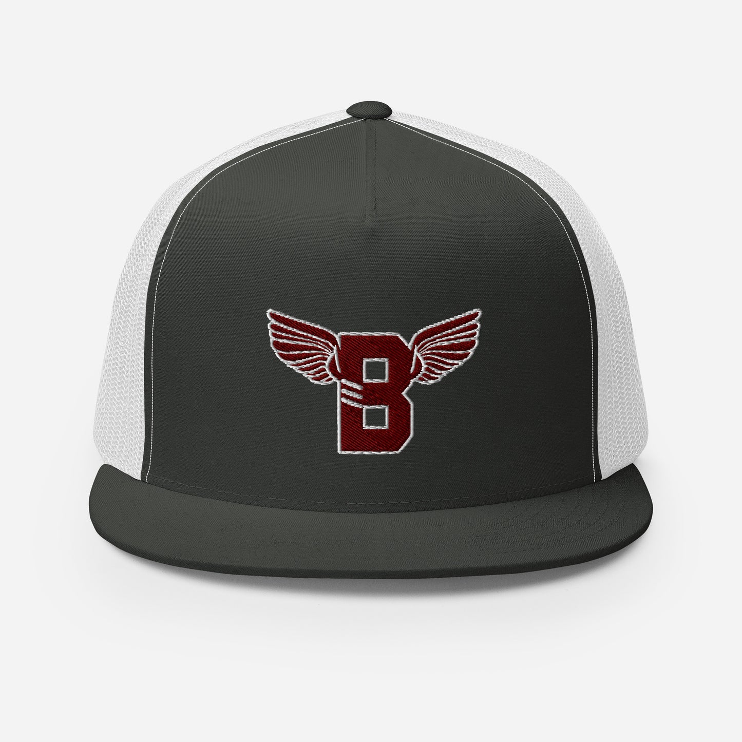 "B" IS FOR BROOKLYN - B-WING MESH SNAPBACK (MAROON STITCH)