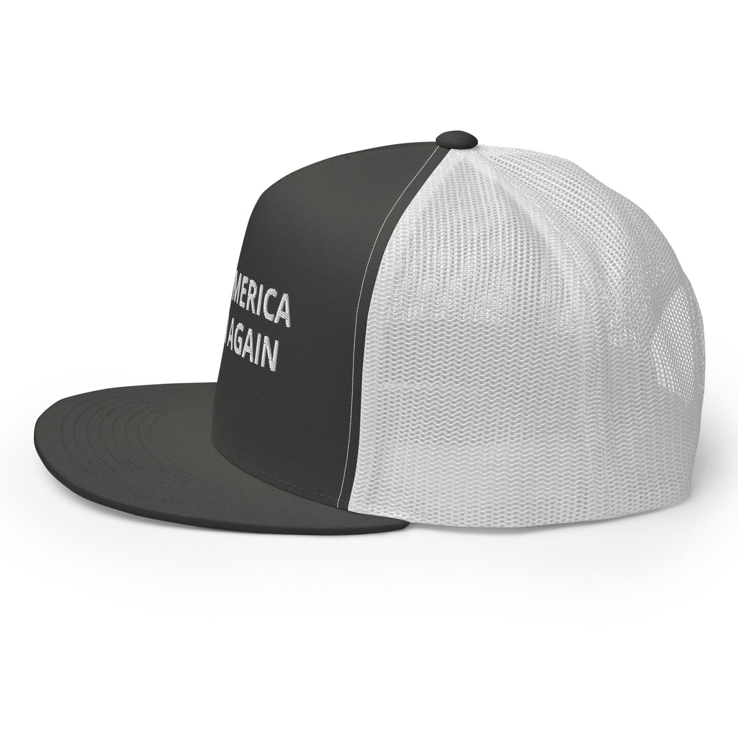 MALA: MAKE AMERICA LAUGH AGAIN MESH SNAPBACK (WHITE)