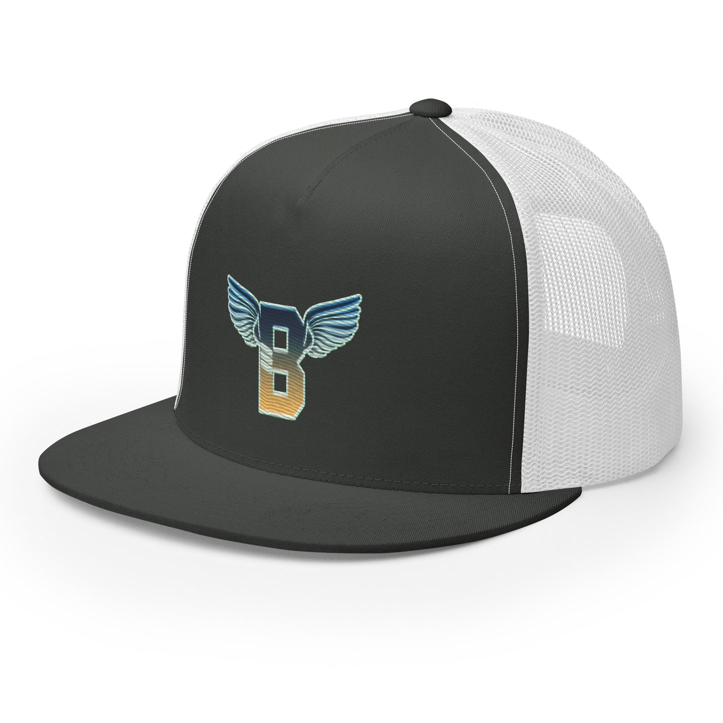 "B" IS FOR BROOKLYN - B-WING MESH SNAPBACK (DUSK GRADIENT EMBOSS)