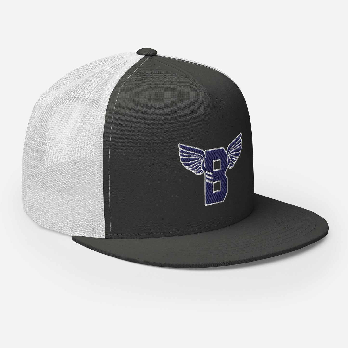 "B" IS FOR BROOKLYN - B-WING MESH SNAPBACK (NAVY BLUE STITCH)