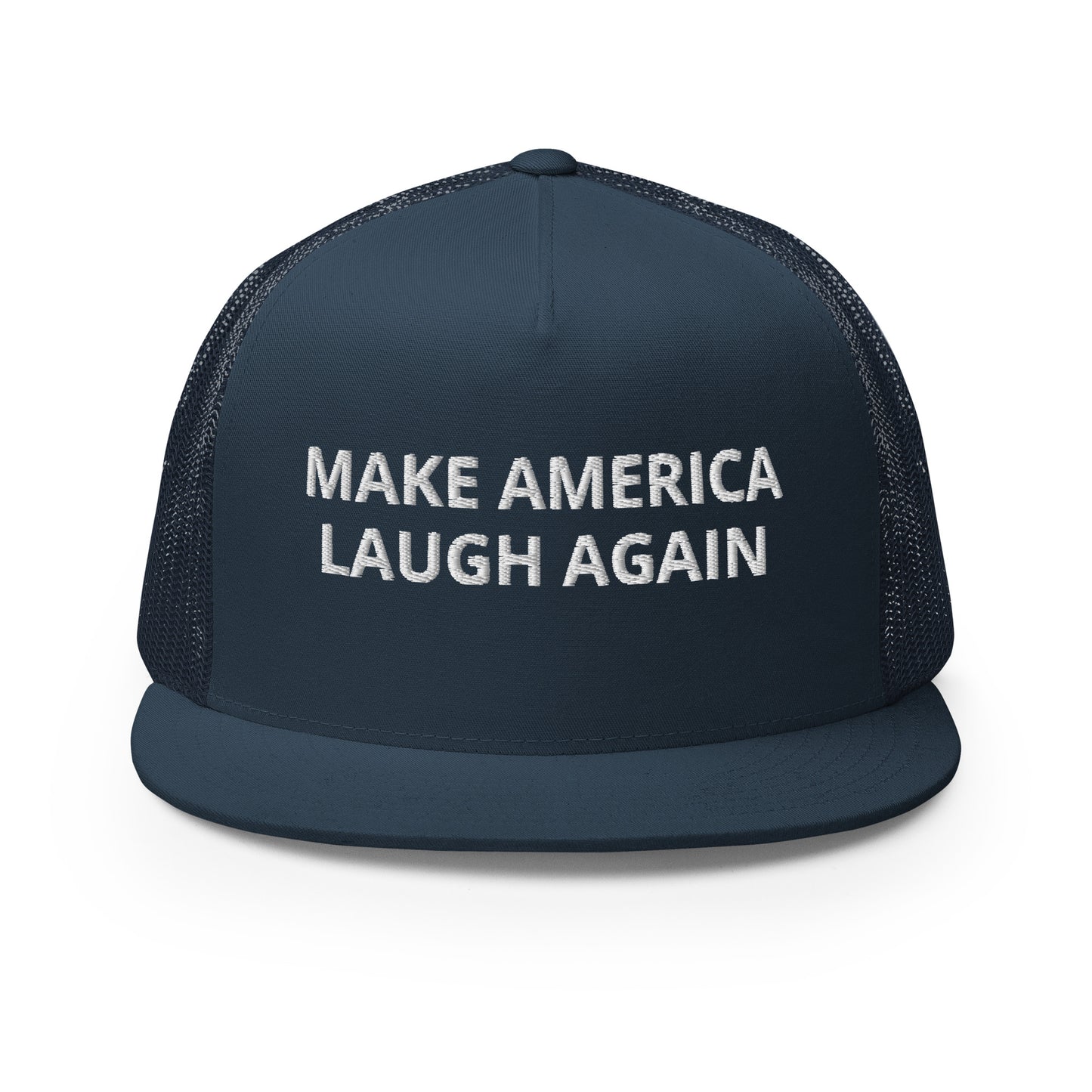 MALA: MAKE AMERICA LAUGH AGAIN MESH SNAPBACK (WHITE)