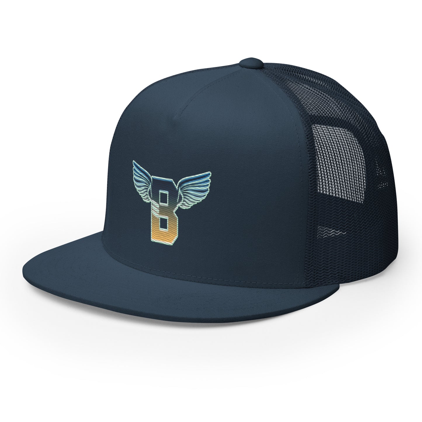 "B" IS FOR BROOKLYN - B-WING MESH SNAPBACK (DUSK GRADIENT EMBOSS)