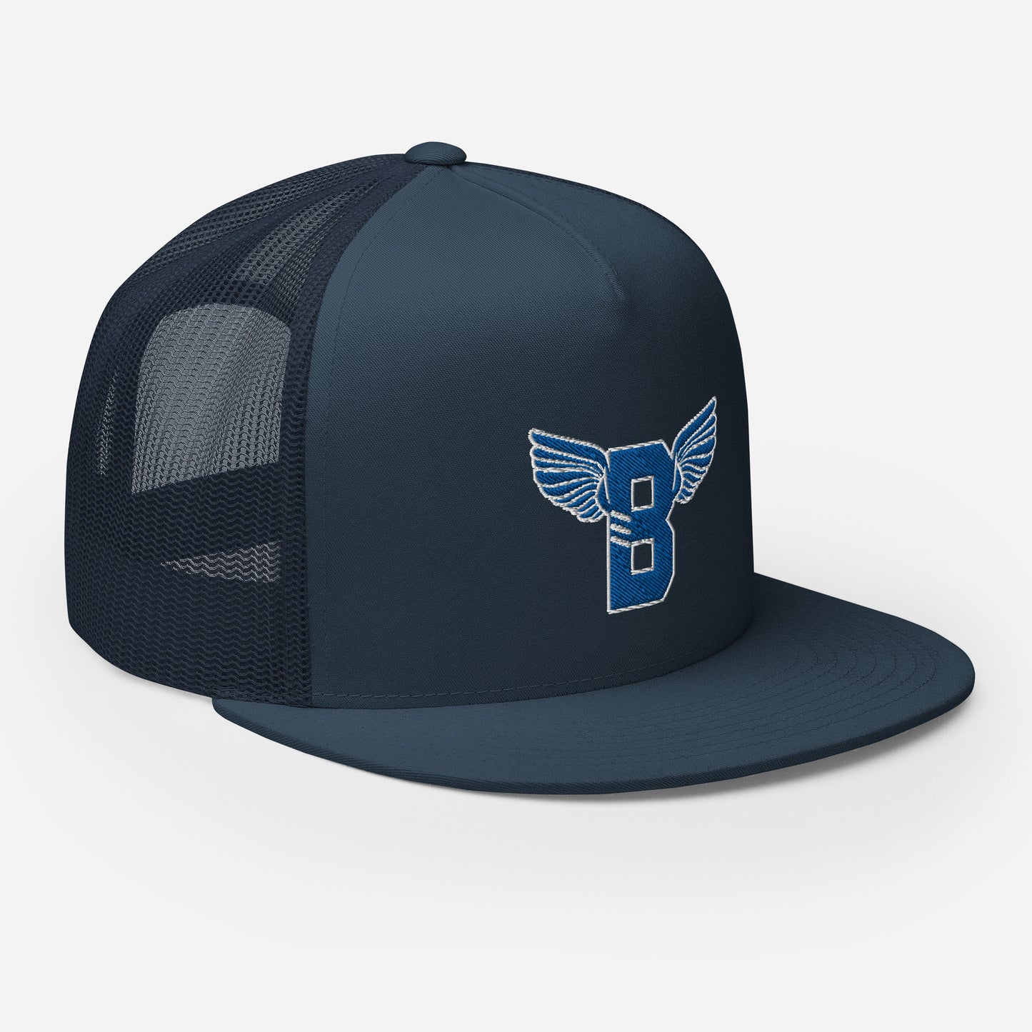 "B" IS FOR BROOKLYN - B-WING MESH SNAPBACK (ROYALE BLUE STITCH)